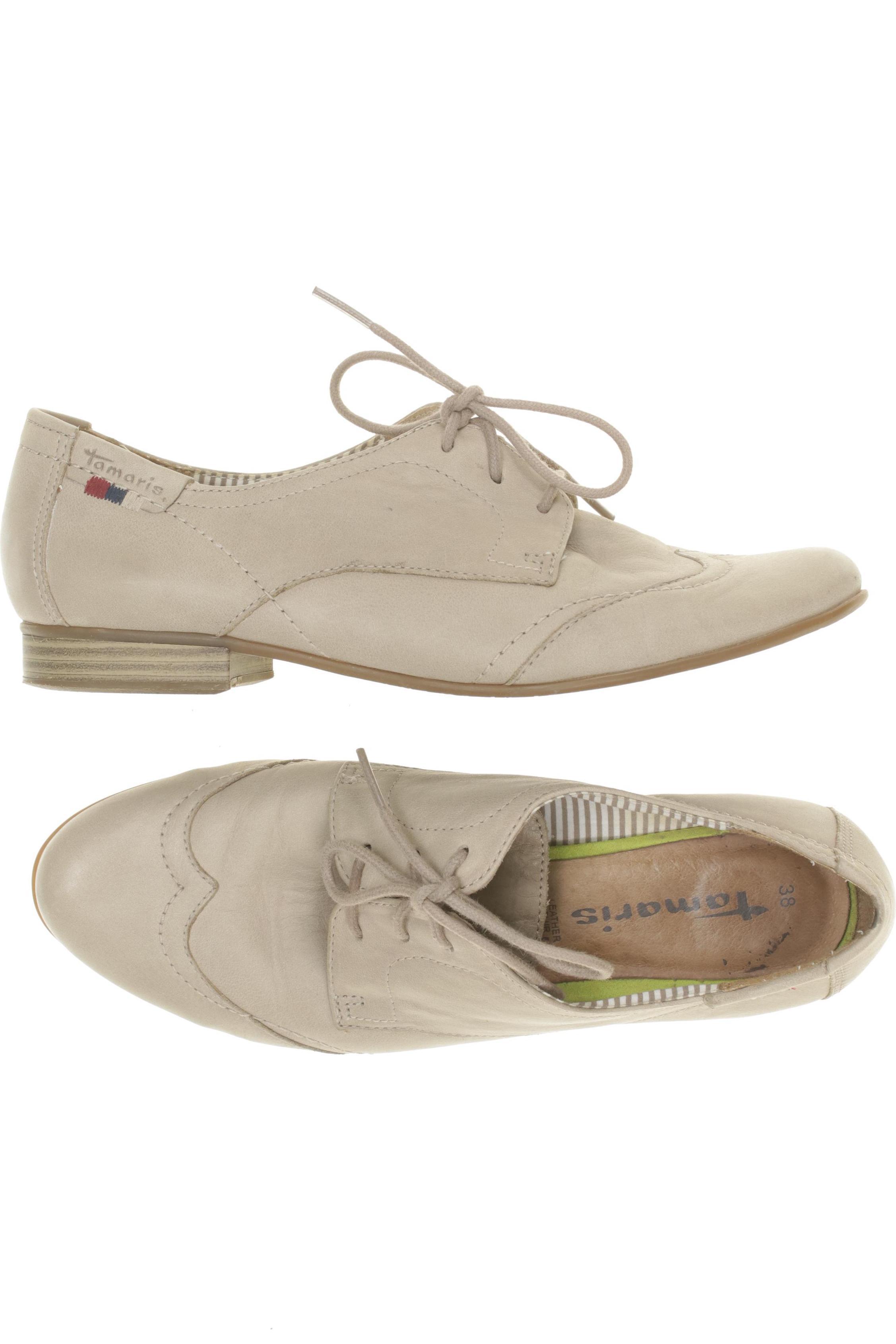 

Tamaris Damen Halbschuh, beige, Gr. 38