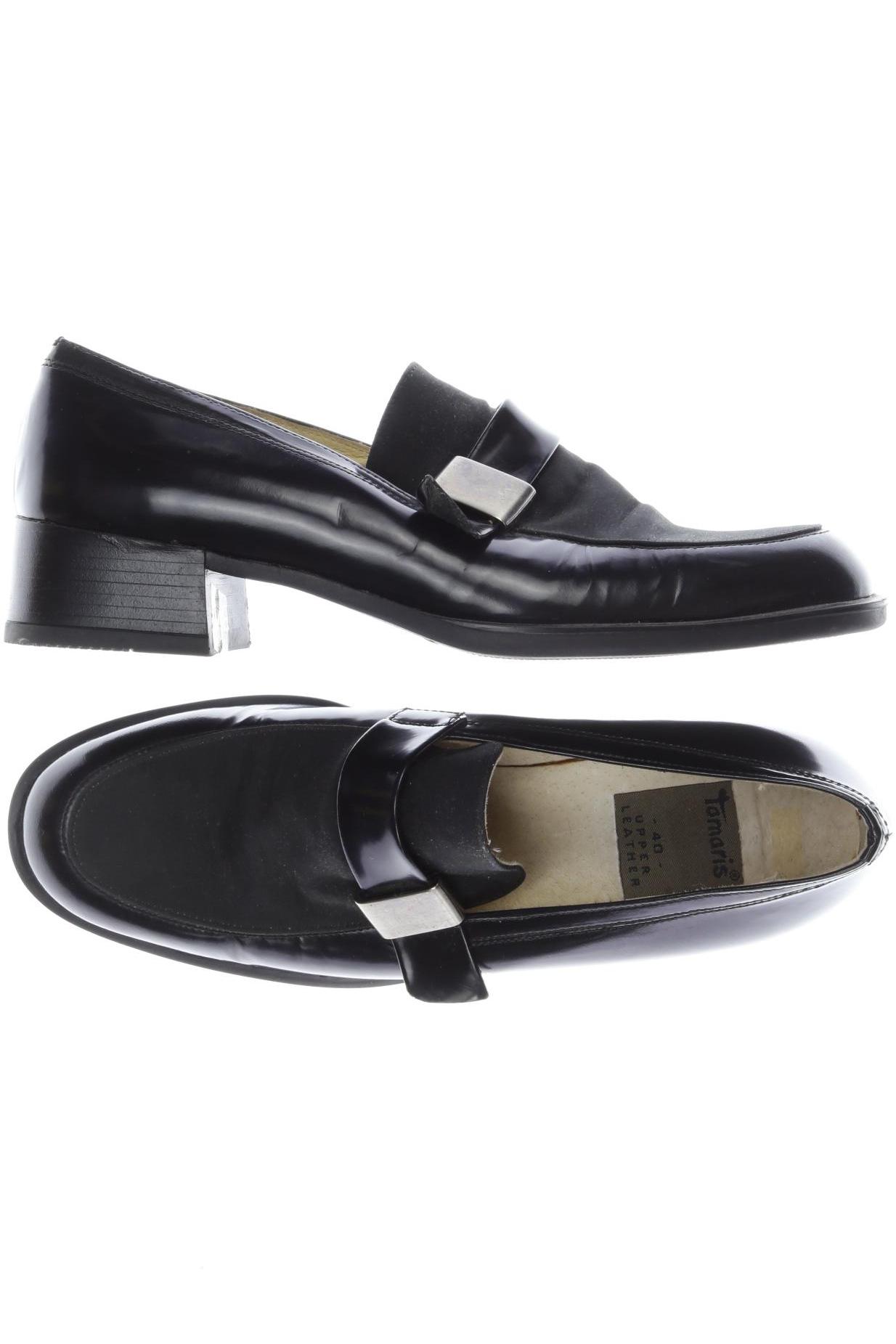 

Tamaris Damen Halbschuh, schwarz, Gr. 40