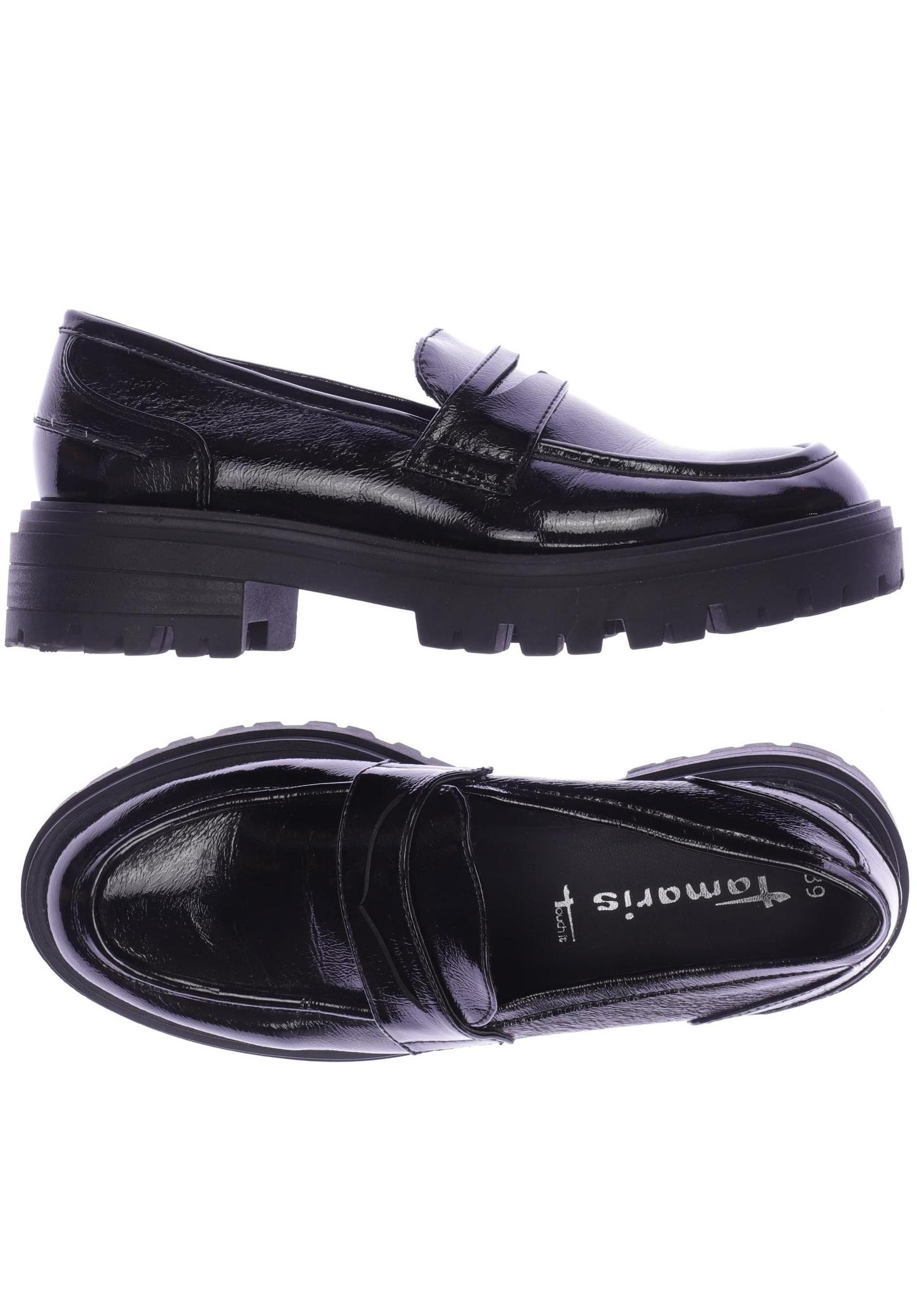 

Tamaris Damen Halbschuh, schwarz, Gr. 39