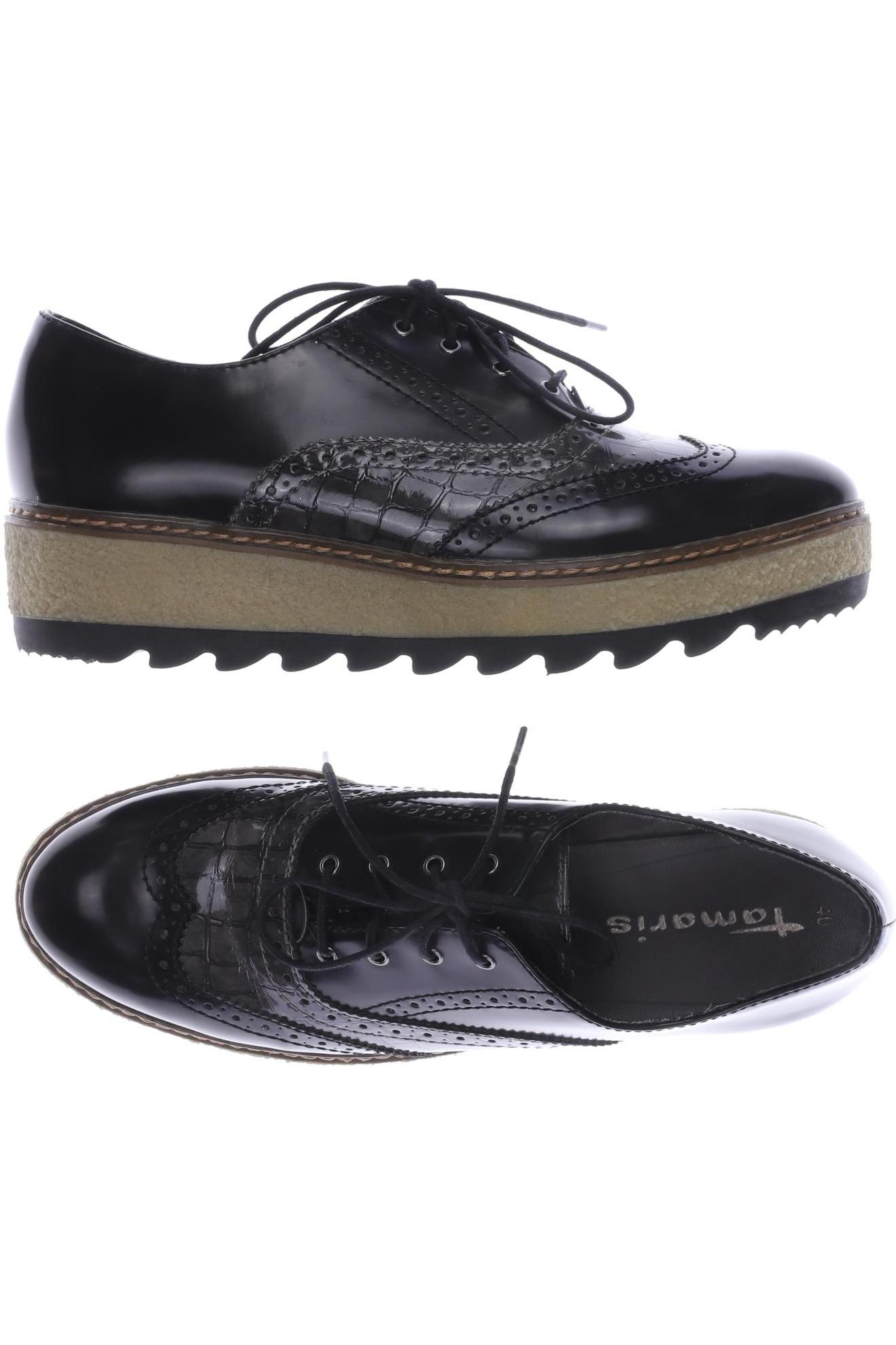 

Tamaris Damen Halbschuh, schwarz, Gr. 40