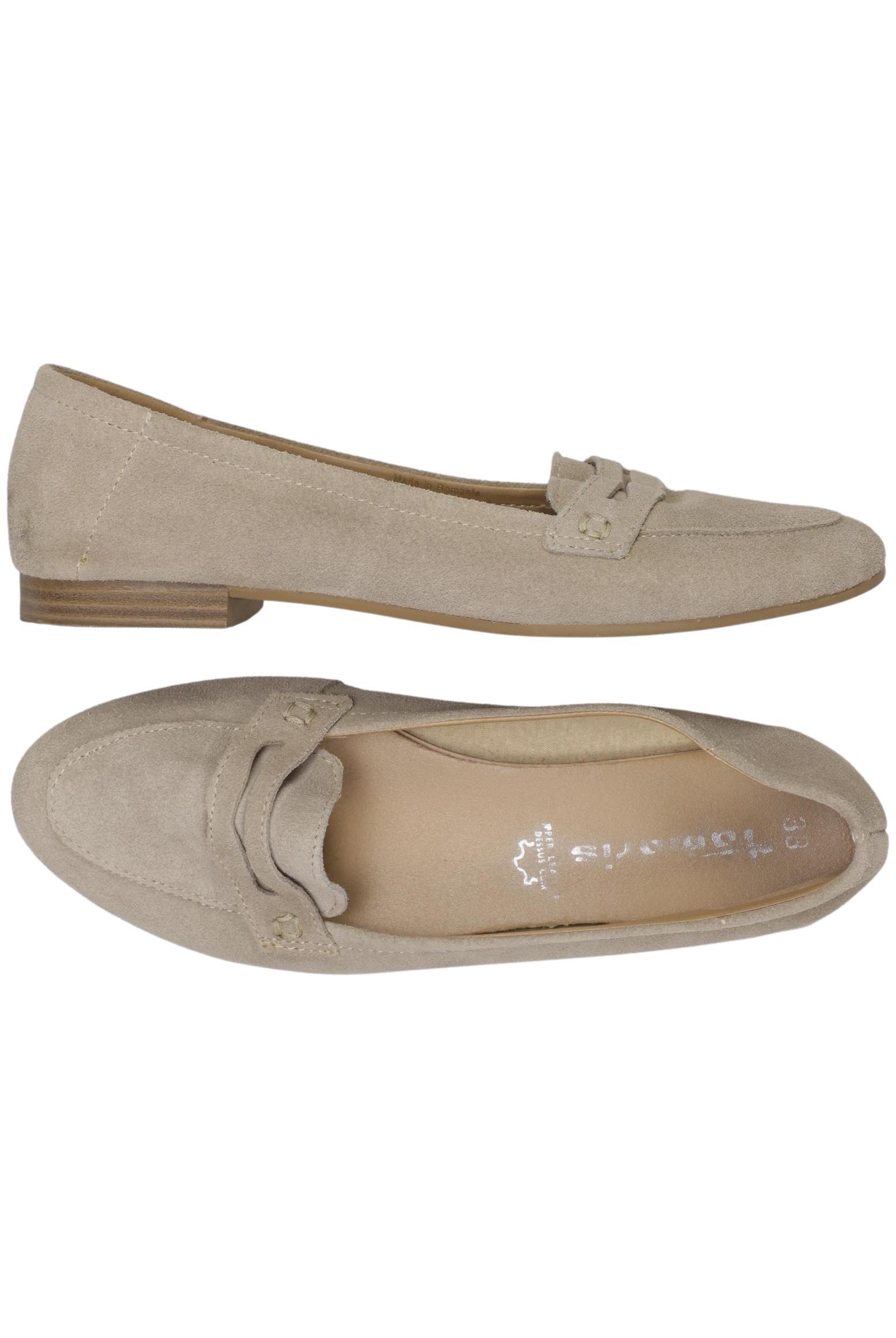 

Tamaris Damen Halbschuh, beige, Gr. 38