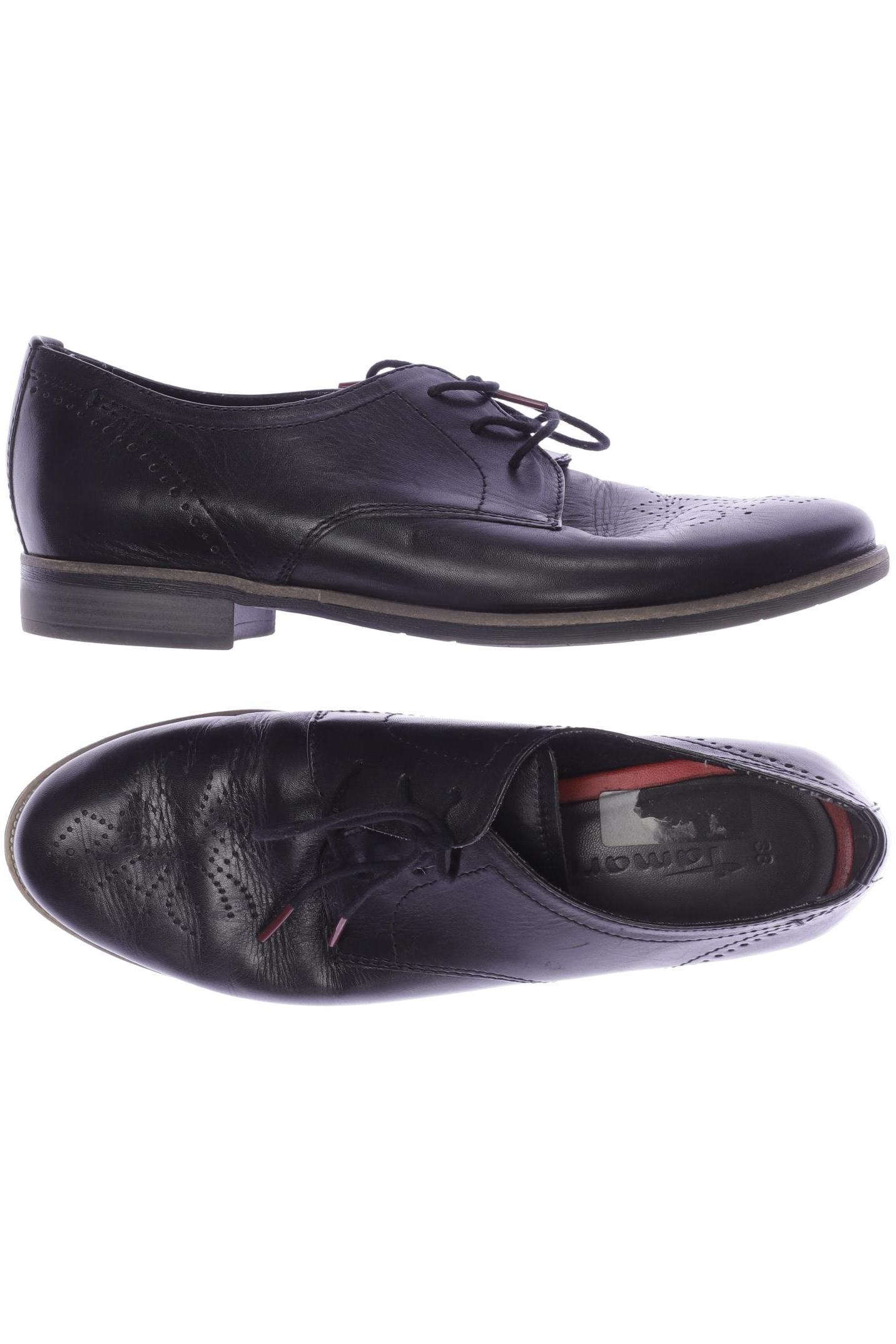 

Tamaris Damen Halbschuh, schwarz, Gr. 38