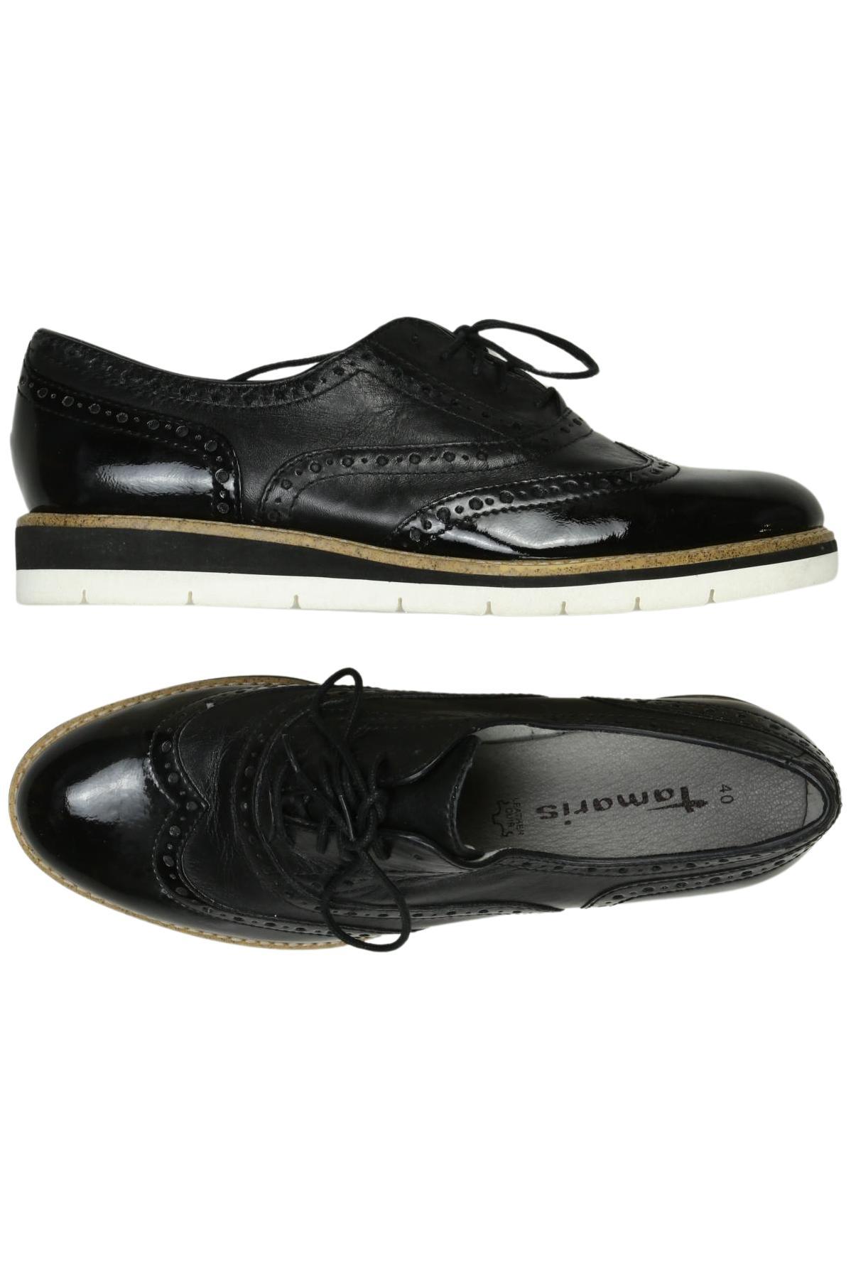 

Tamaris Damen Halbschuh, schwarz, Gr. 40