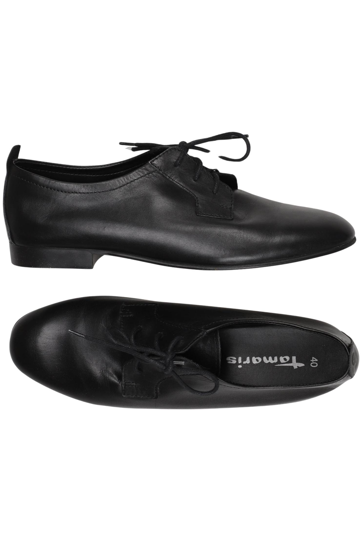 

Tamaris Damen Halbschuh, schwarz, Gr. 40