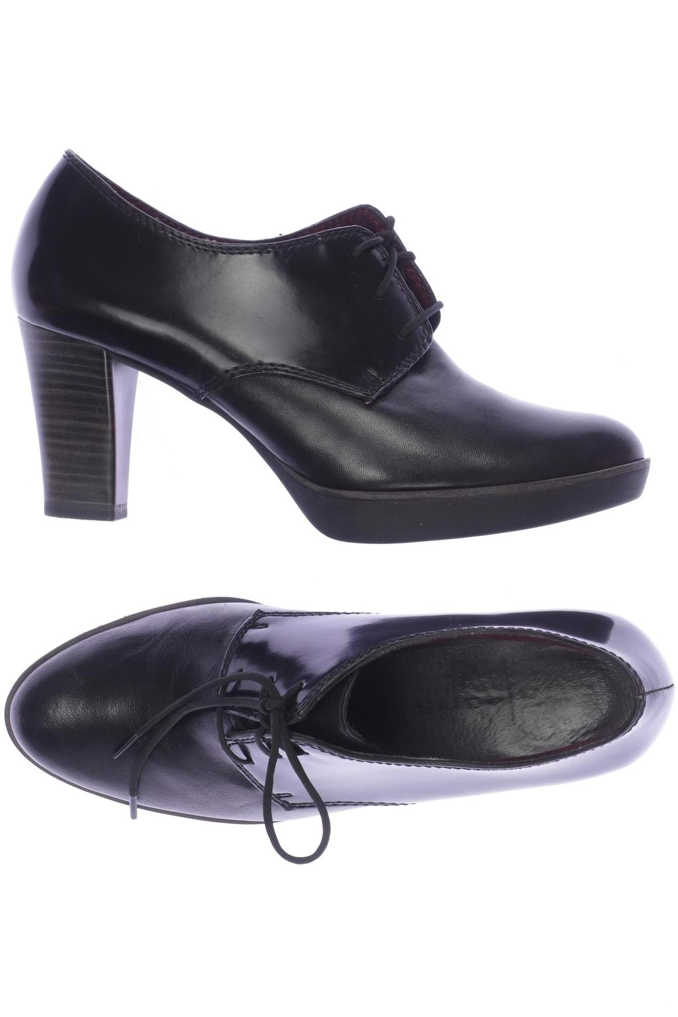 

Tamaris Damen Halbschuh, schwarz, Gr. 38