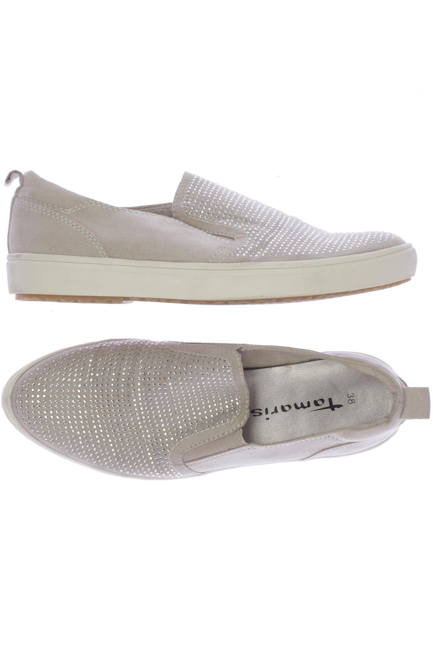 

Tamaris Damen Halbschuh, beige, Gr. 38