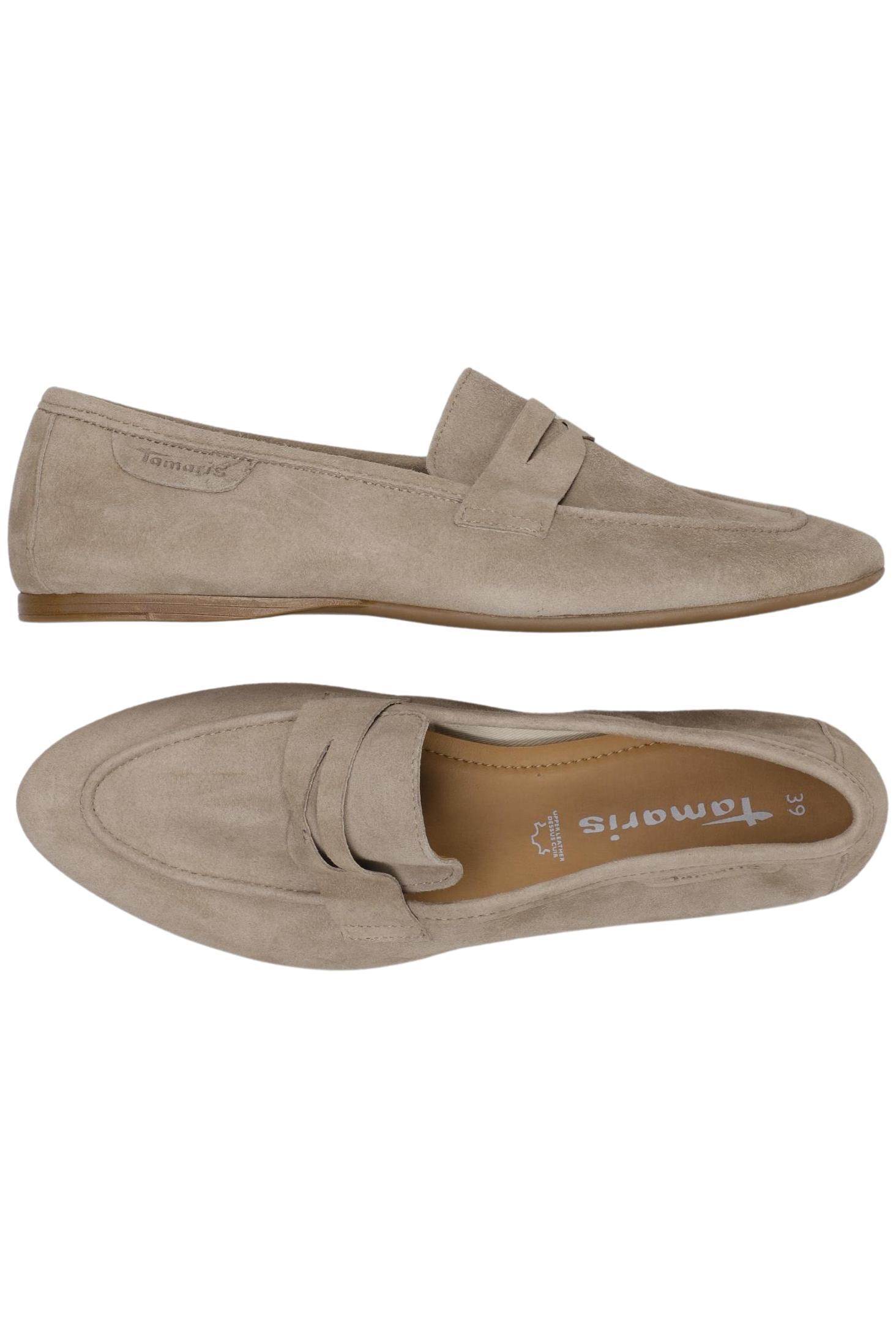 

Tamaris Damen Halbschuh, beige, Gr. 39