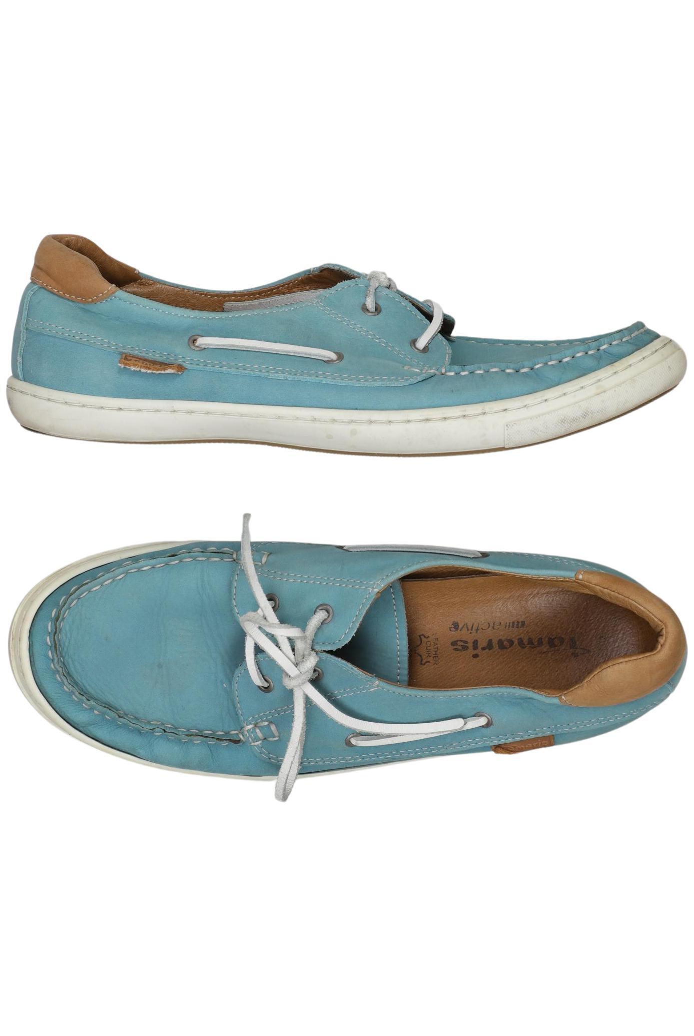 

Tamaris Damen Halbschuh, hellblau, Gr. 41