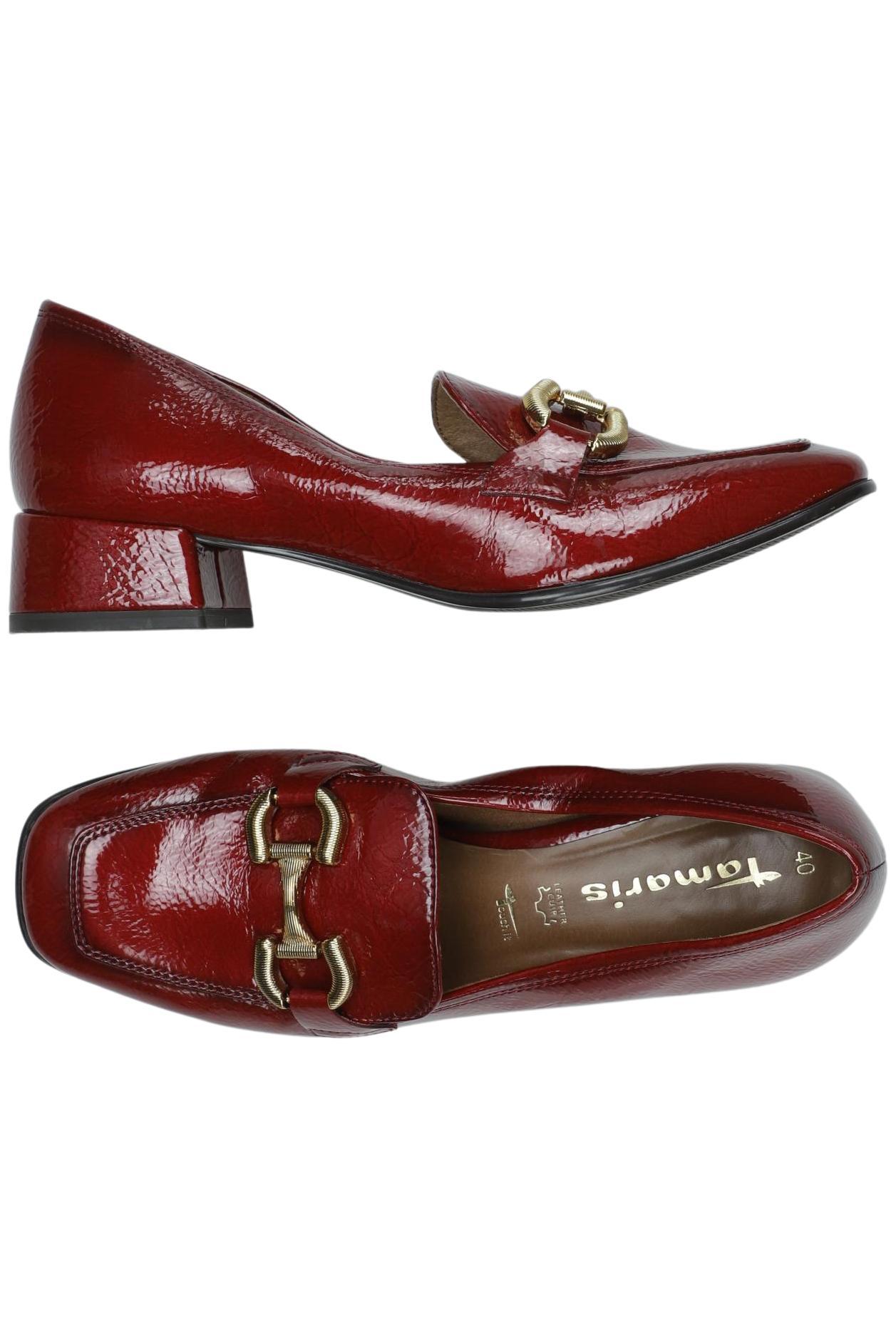 

Tamaris Damen Halbschuh, rot, Gr. 40