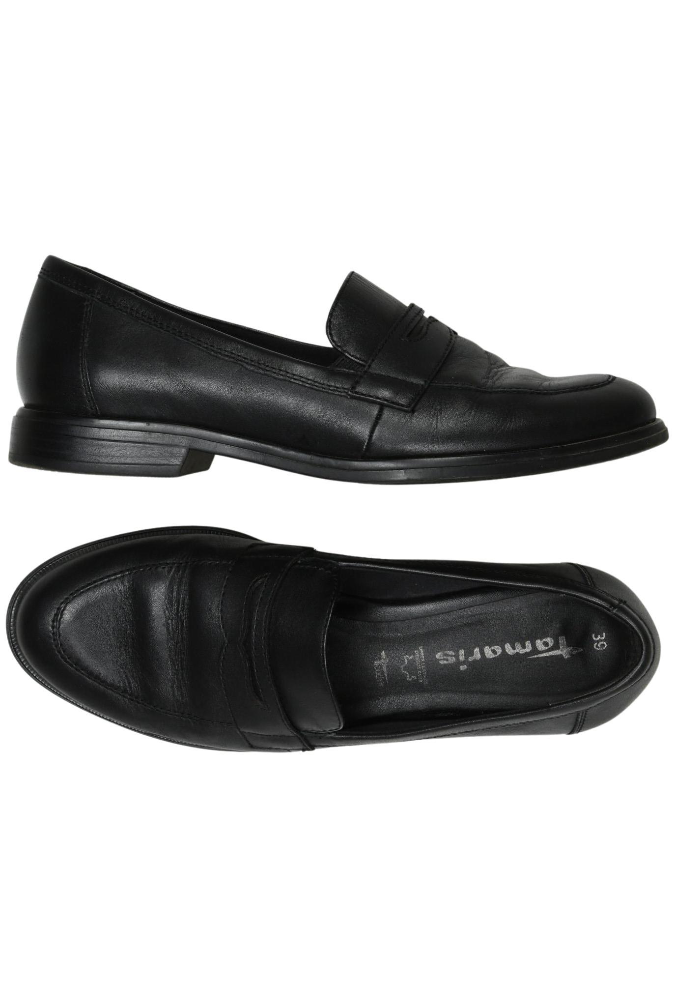 

Tamaris Damen Halbschuh, schwarz, Gr. 39