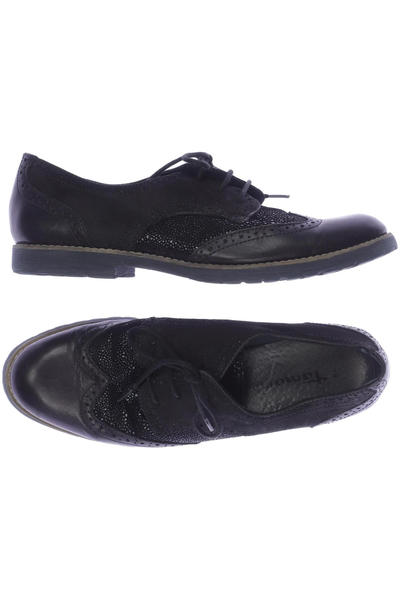 

Tamaris Damen Halbschuh, schwarz, Gr. 39