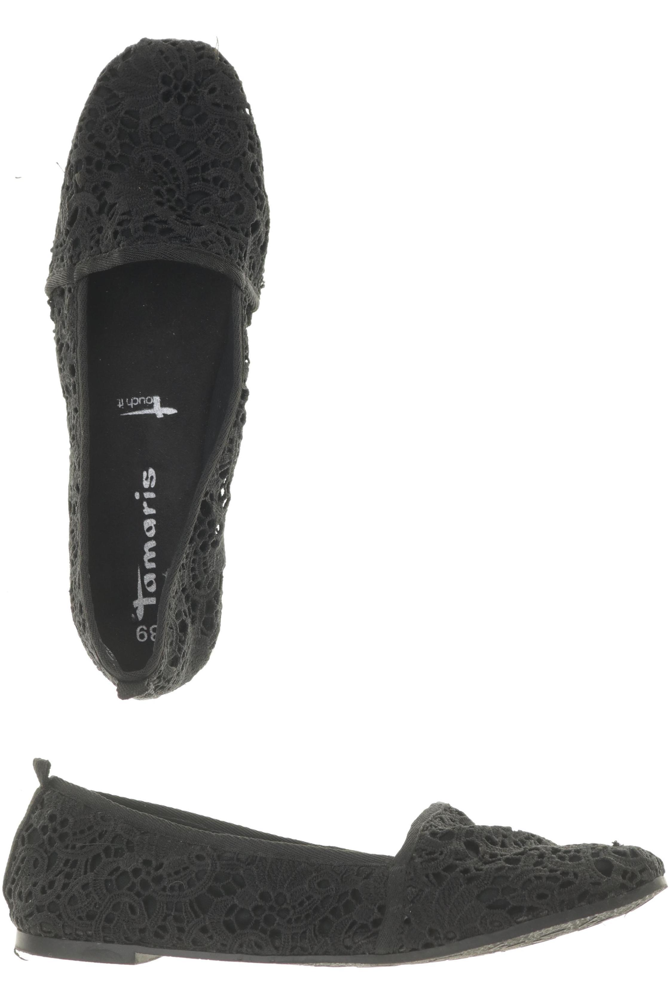 

Tamaris Damen Halbschuh, schwarz, Gr. 39
