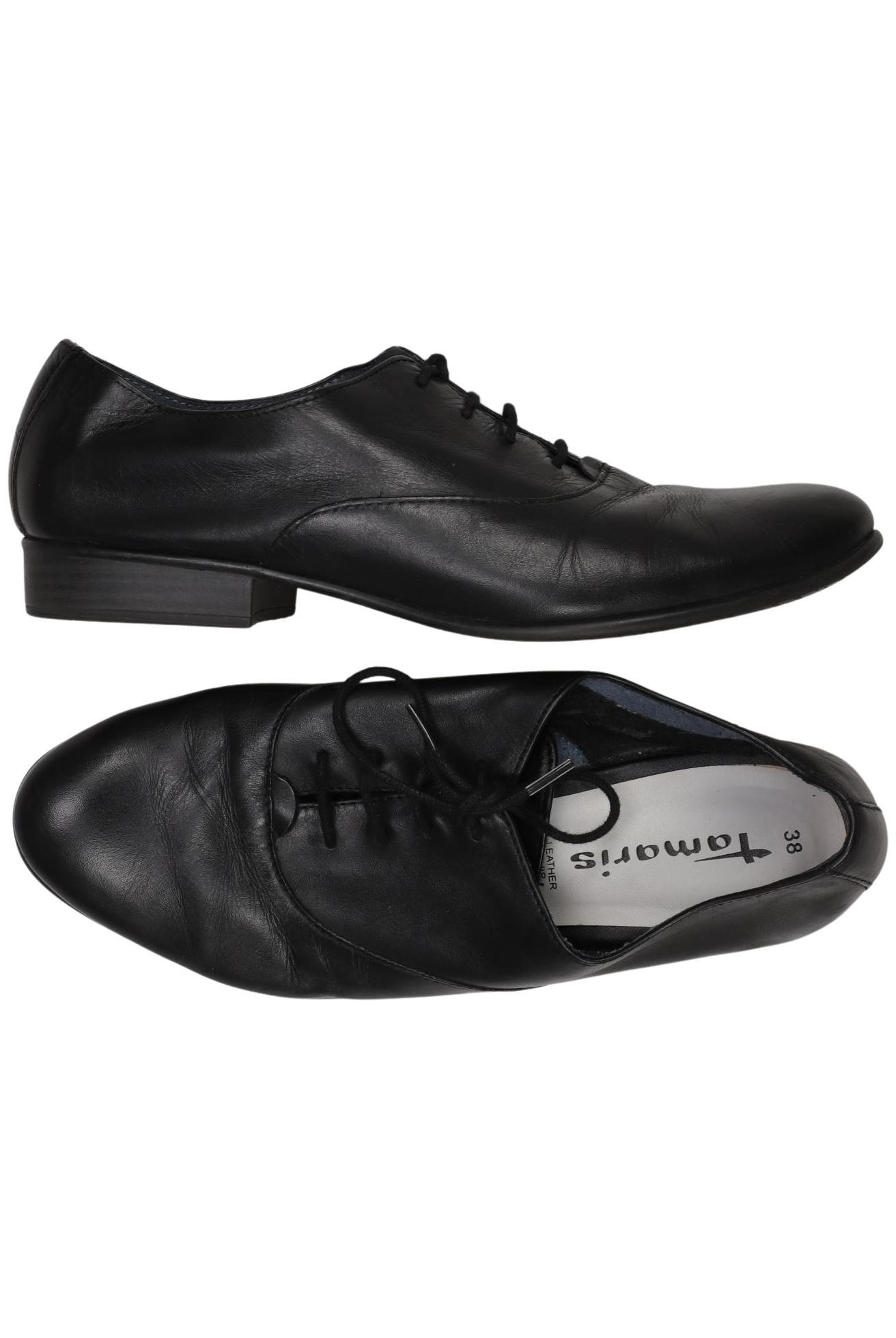 

Tamaris Damen Halbschuh, schwarz, Gr. 38