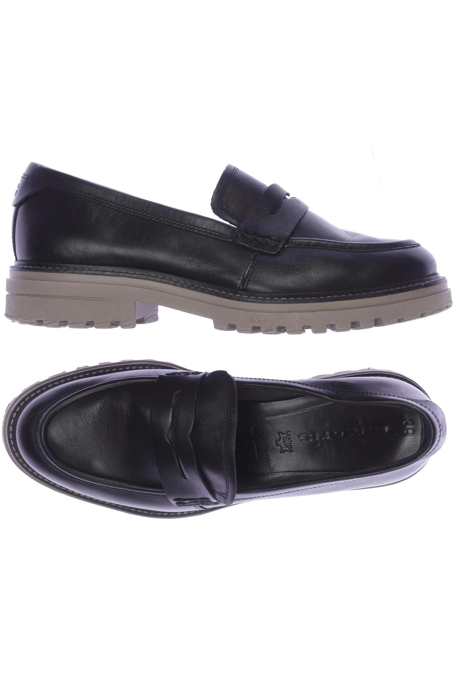

Tamaris Damen Halbschuh, schwarz, Gr. 39