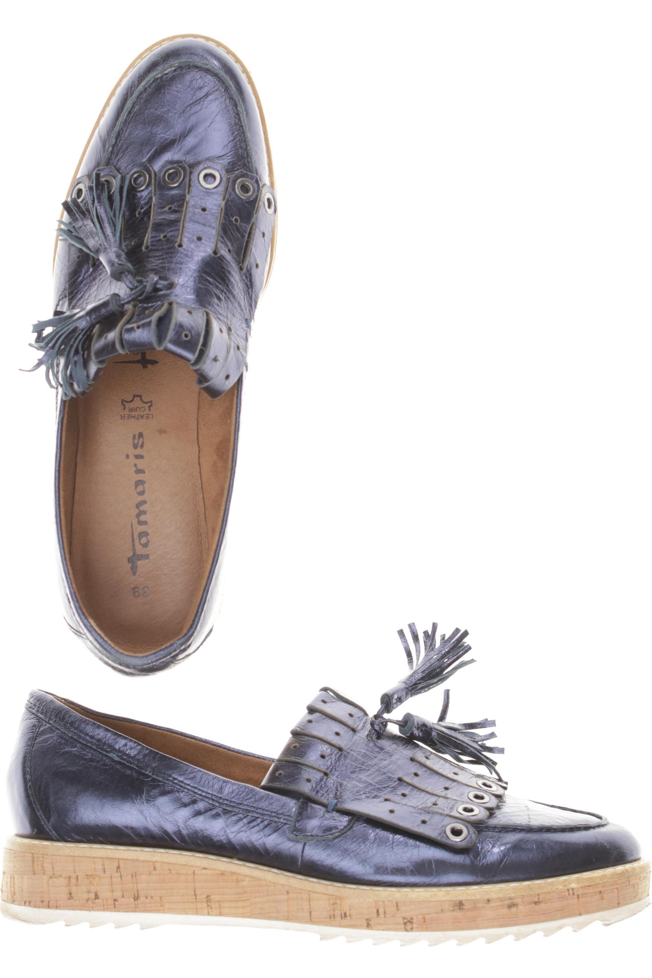 

Tamaris Damen Halbschuh, blau, Gr. 39