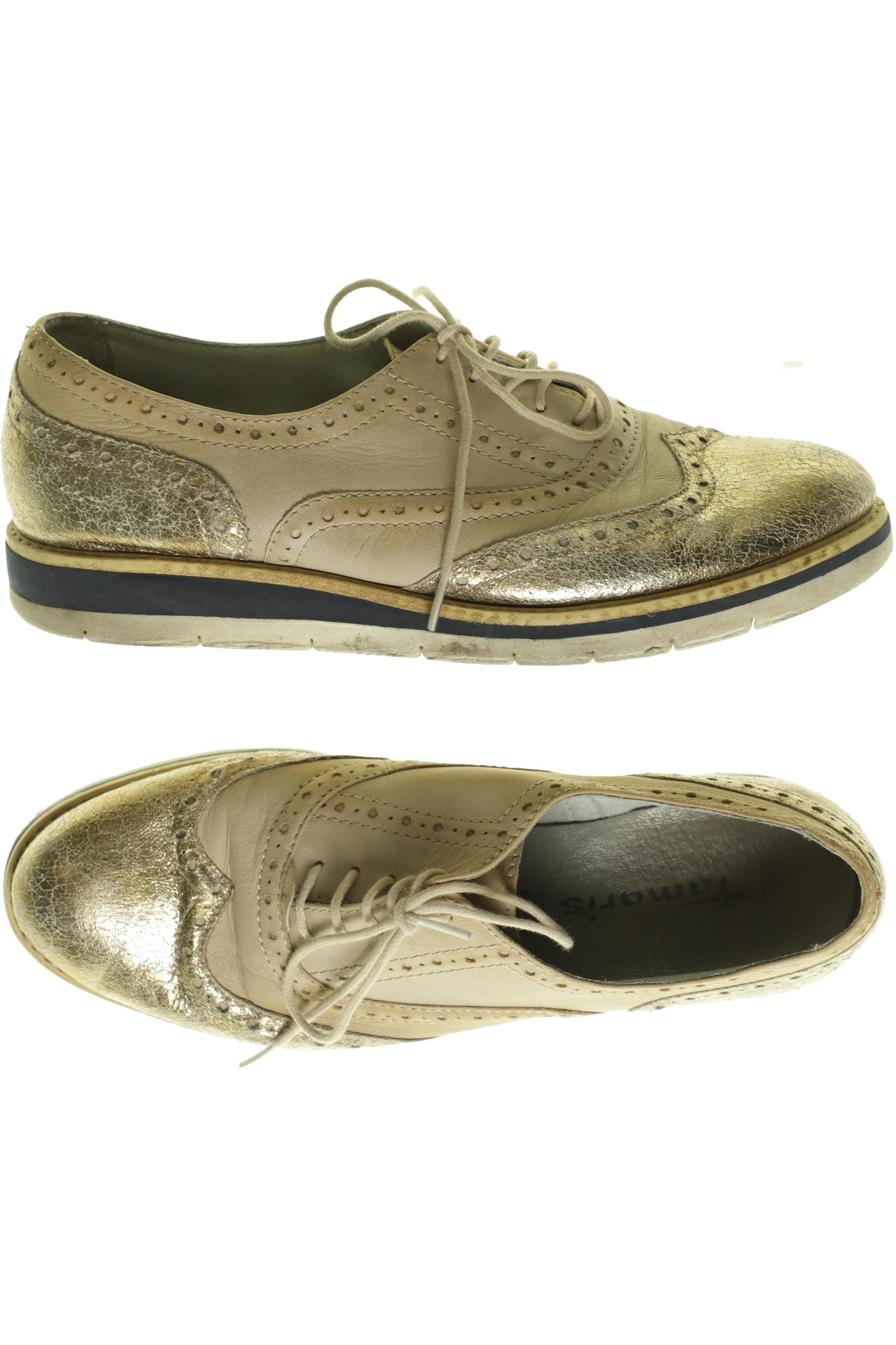 

Tamaris Damen Halbschuh, beige, Gr. 39