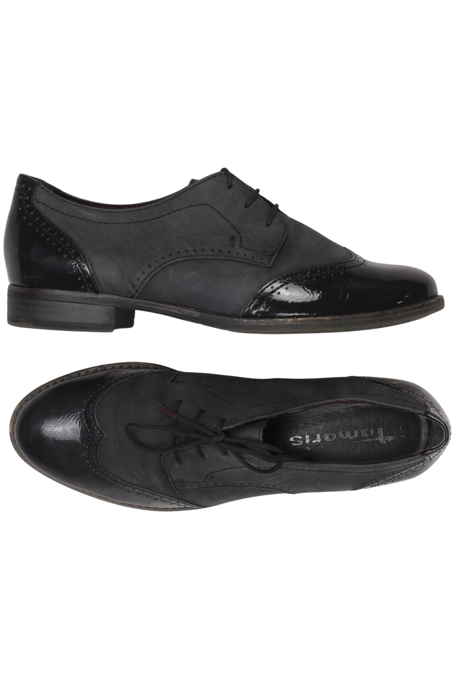 

Tamaris Damen Halbschuh, schwarz, Gr. 37