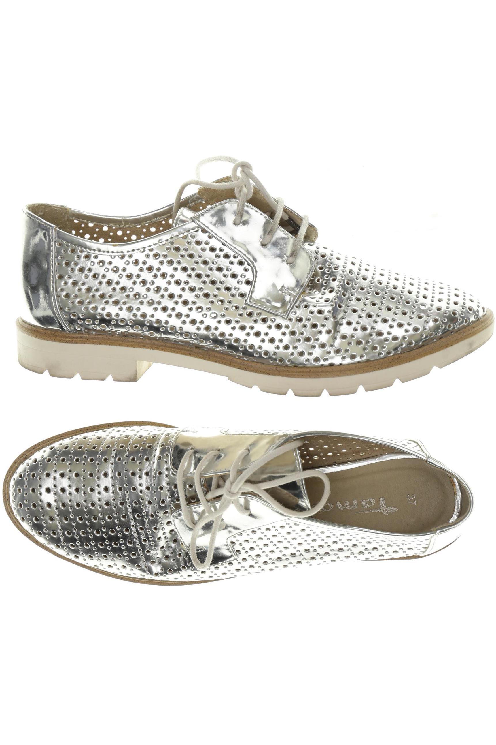

Tamaris Damen Halbschuh, silber, Gr. 37