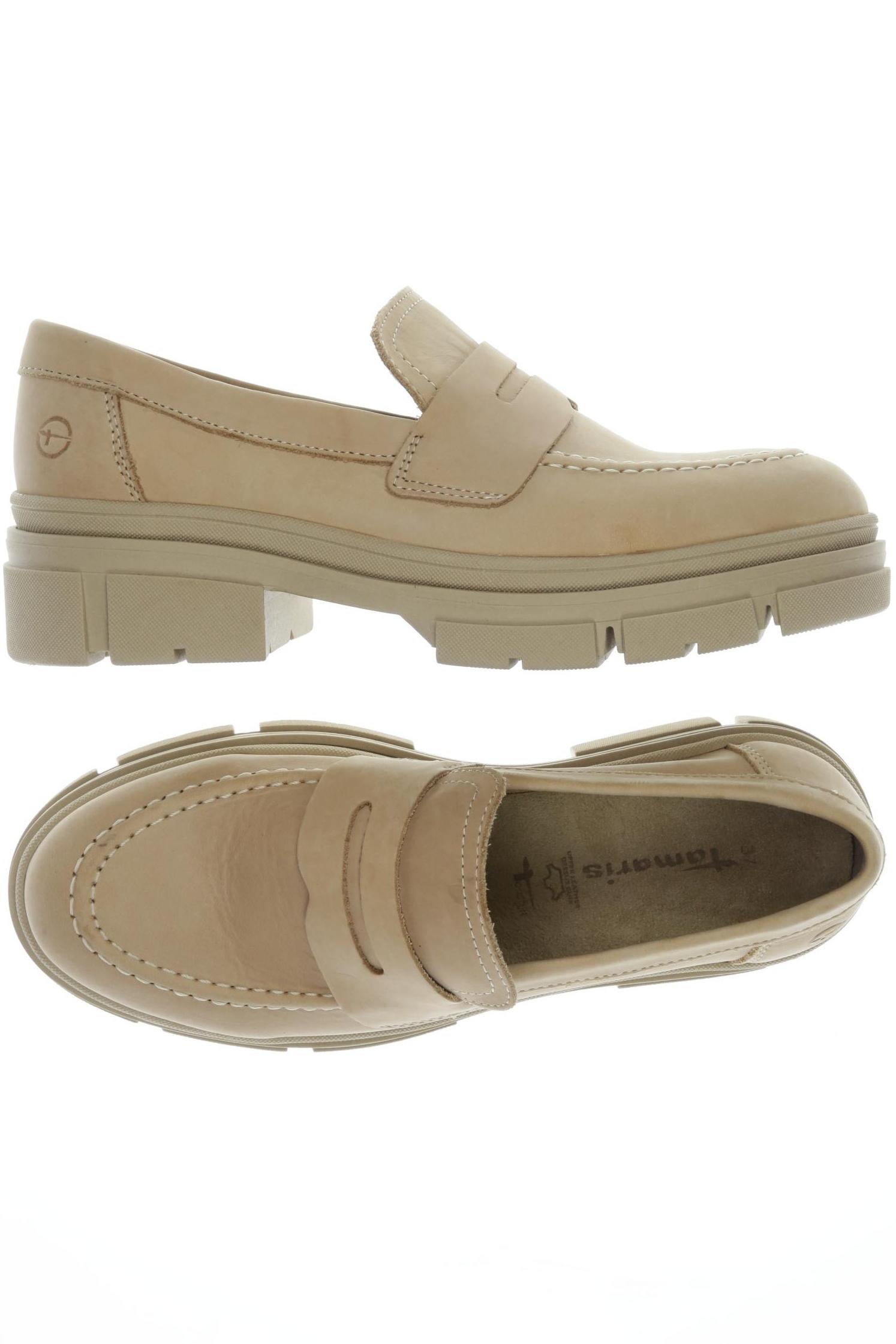 

Tamaris Damen Halbschuh, beige, Gr. 37