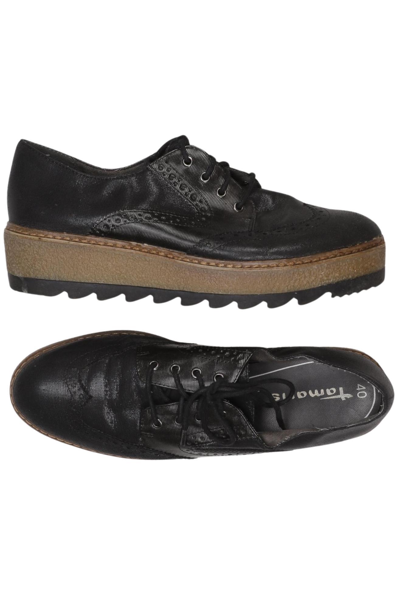 

Tamaris Damen Halbschuh, schwarz, Gr. 40