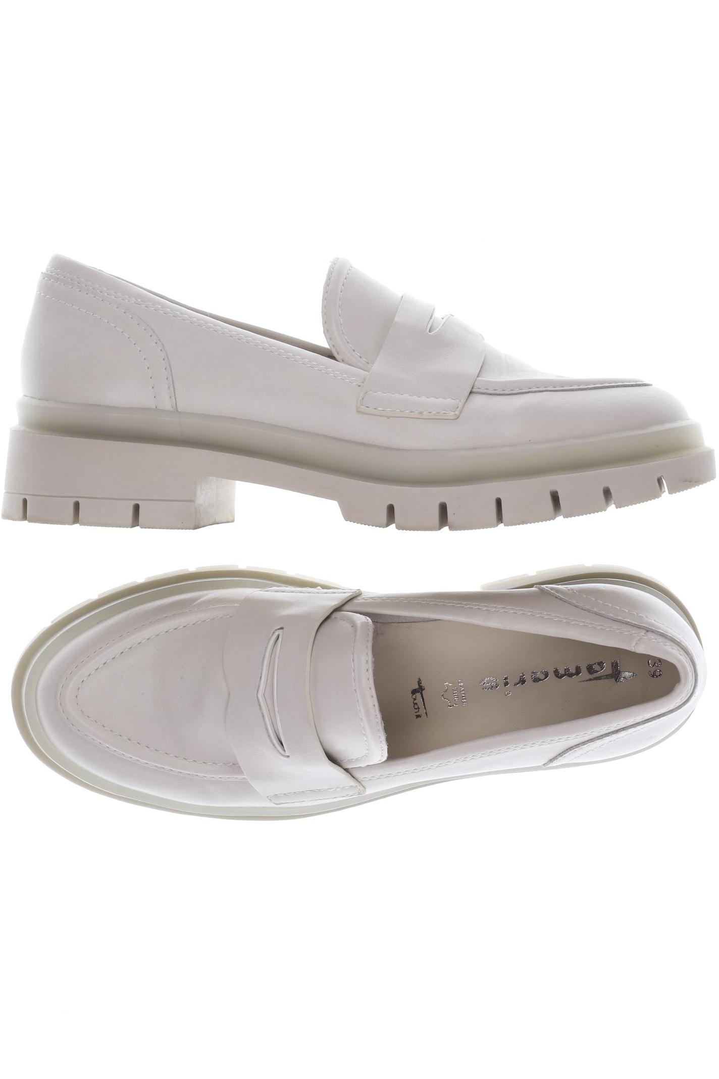 

Tamaris Damen Halbschuh, cremeweiß, Gr. 39