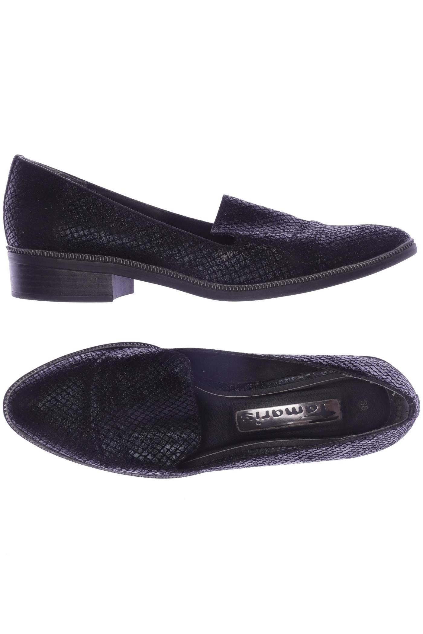 

Tamaris Damen Halbschuh, schwarz, Gr. 38