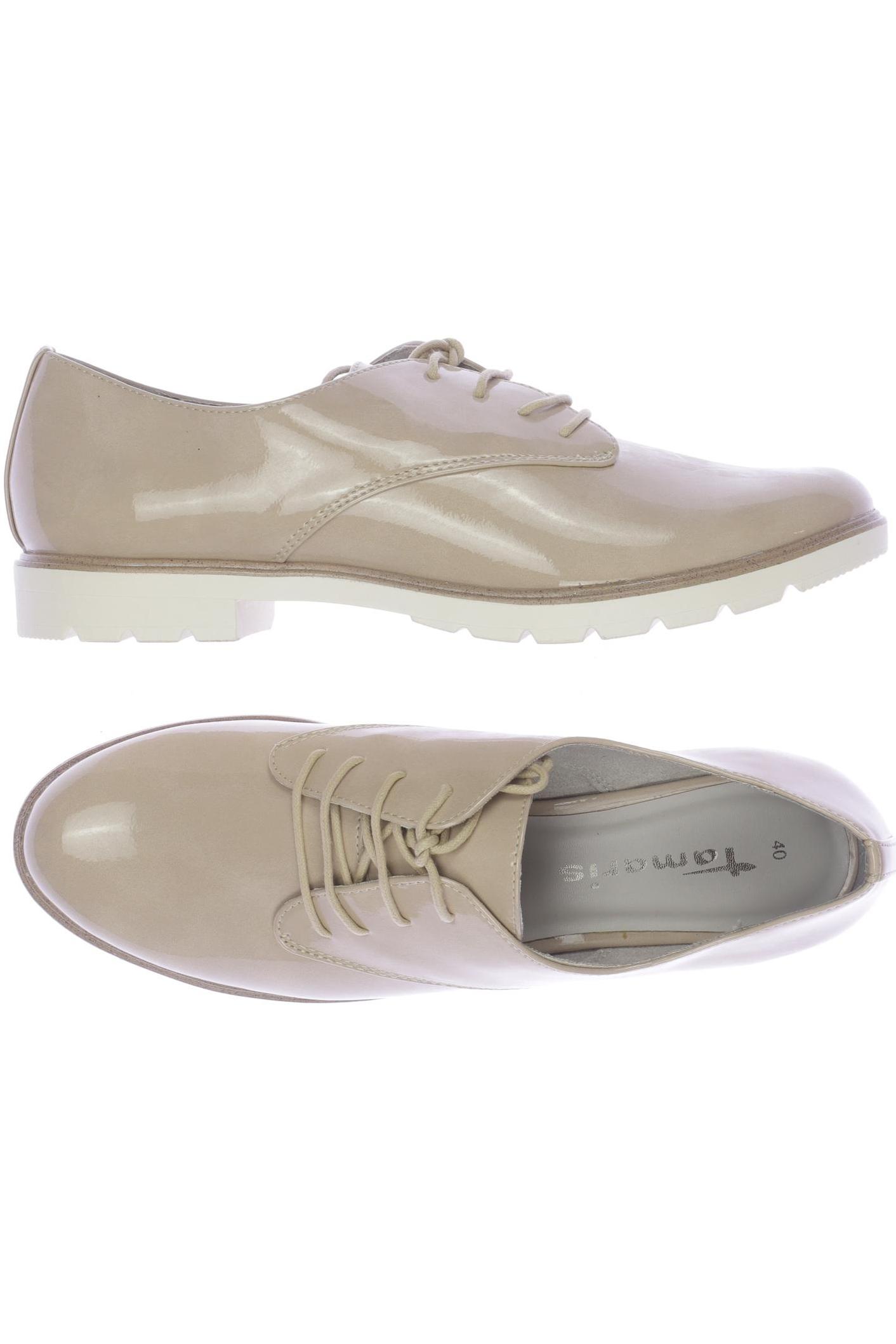 

Tamaris Damen Halbschuh, beige, Gr. 40