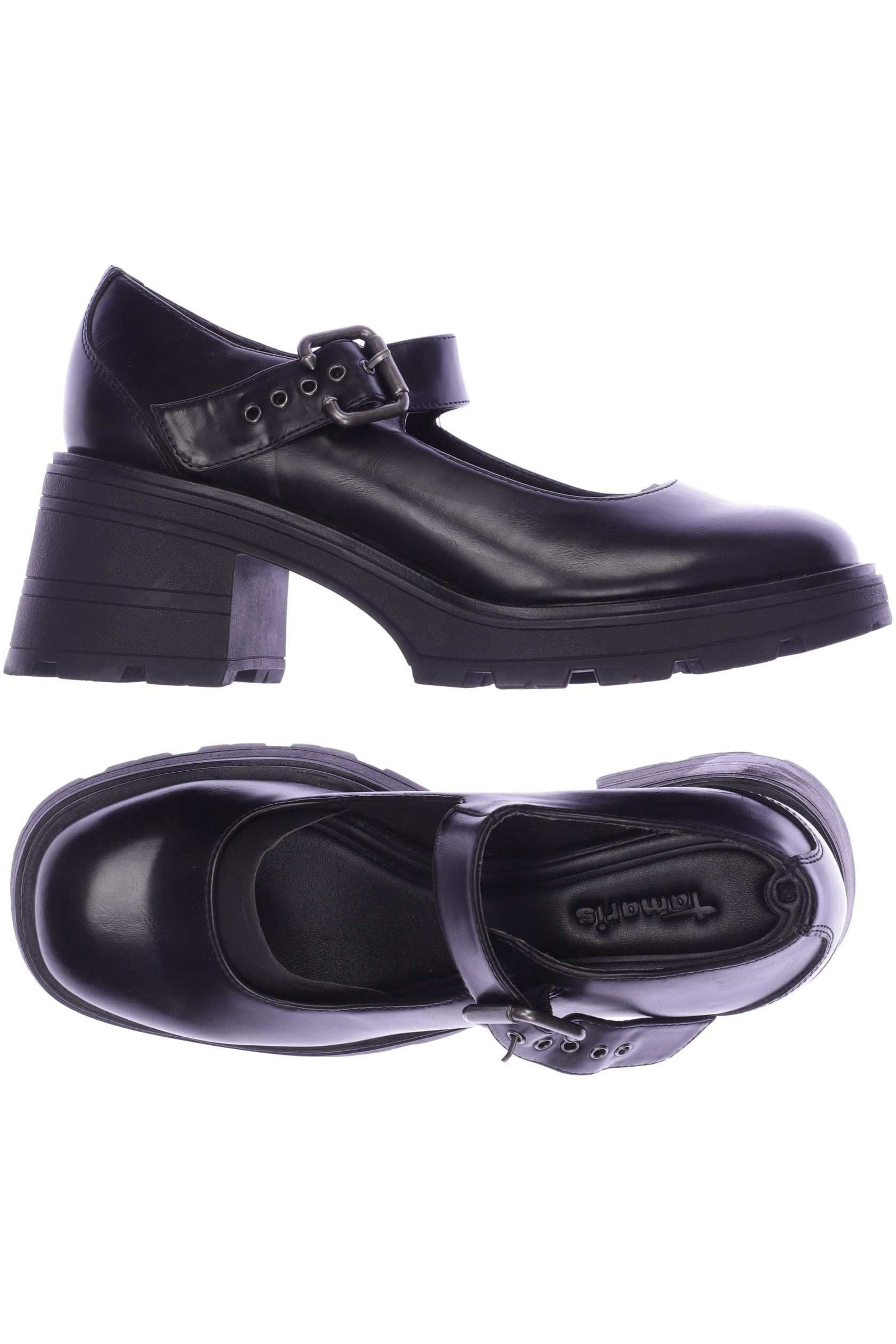 

Tamaris Damen Halbschuh, schwarz, Gr. 39