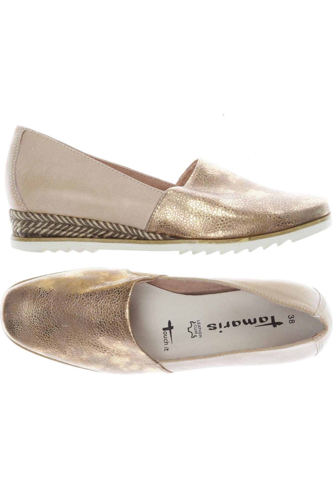 

Tamaris Damen Halbschuh, beige, Gr. 38