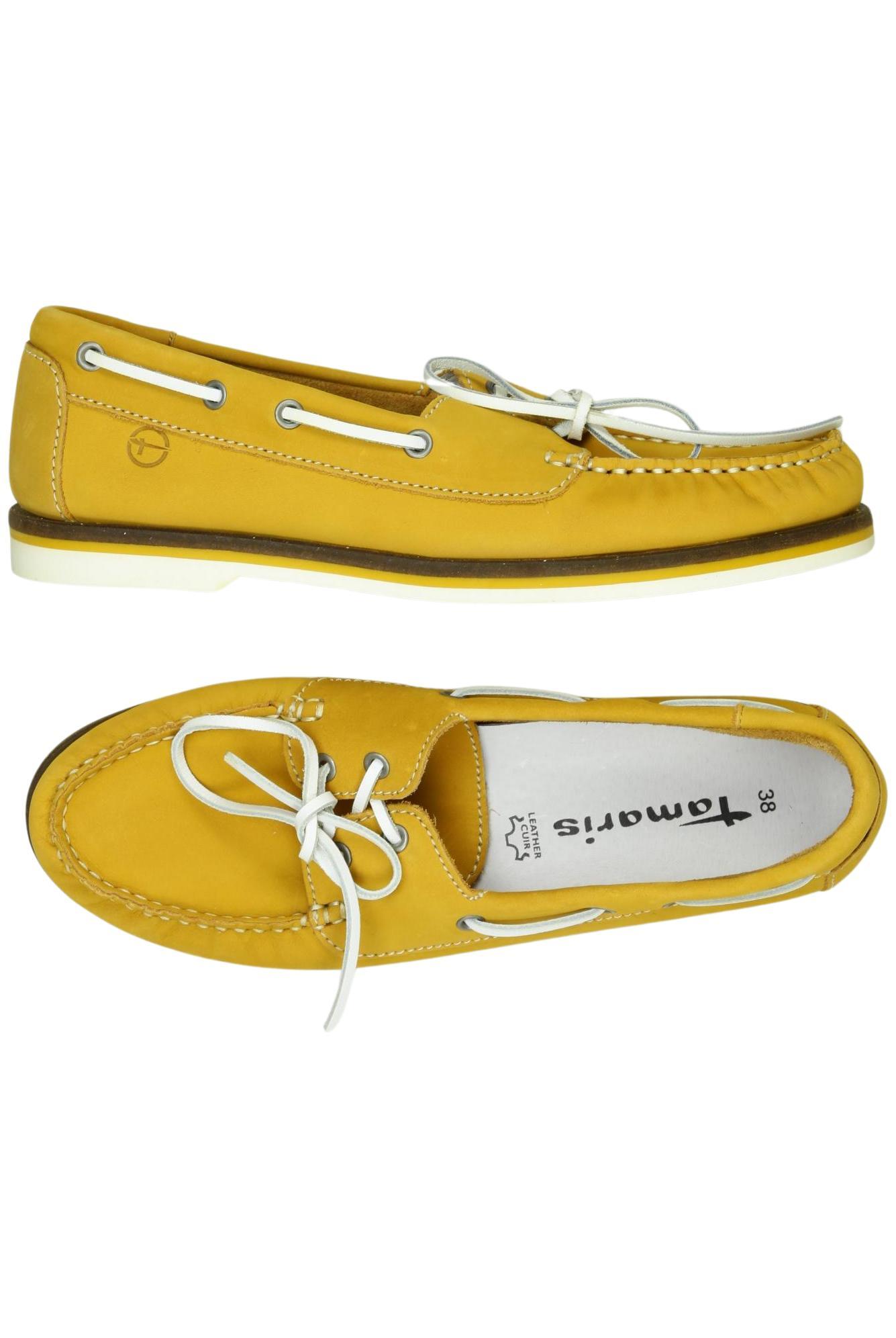 

Tamaris Damen Halbschuh, gelb, Gr. 38