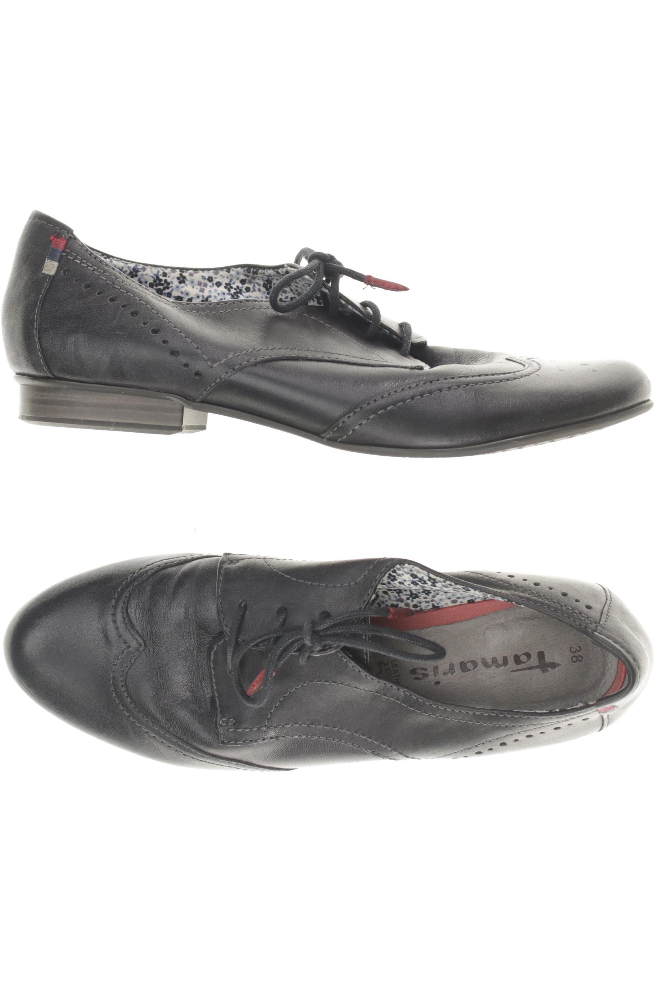 

Tamaris Damen Halbschuh, schwarz, Gr. 38