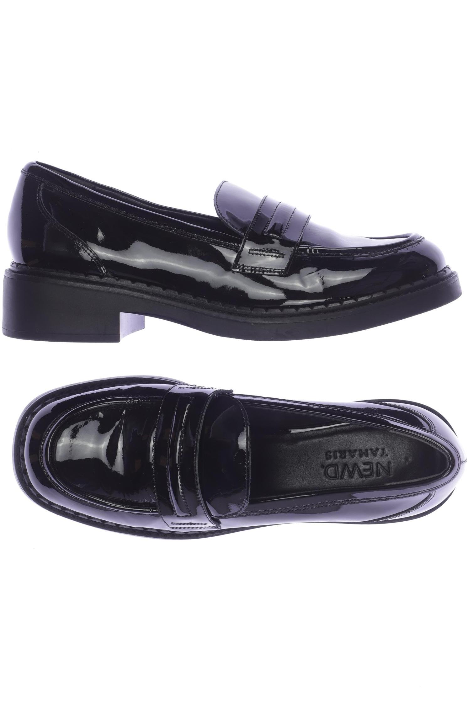 

Tamaris Damen Halbschuh, schwarz, Gr. 39