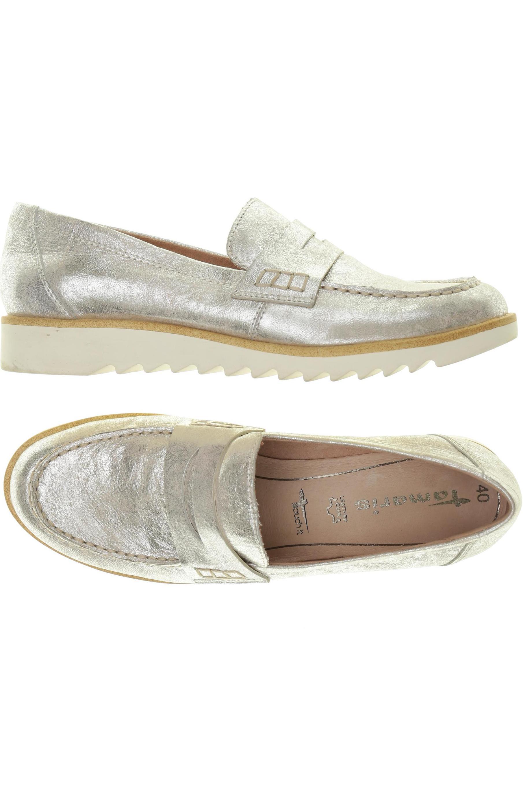 

Tamaris Damen Halbschuh, silber, Gr. 40