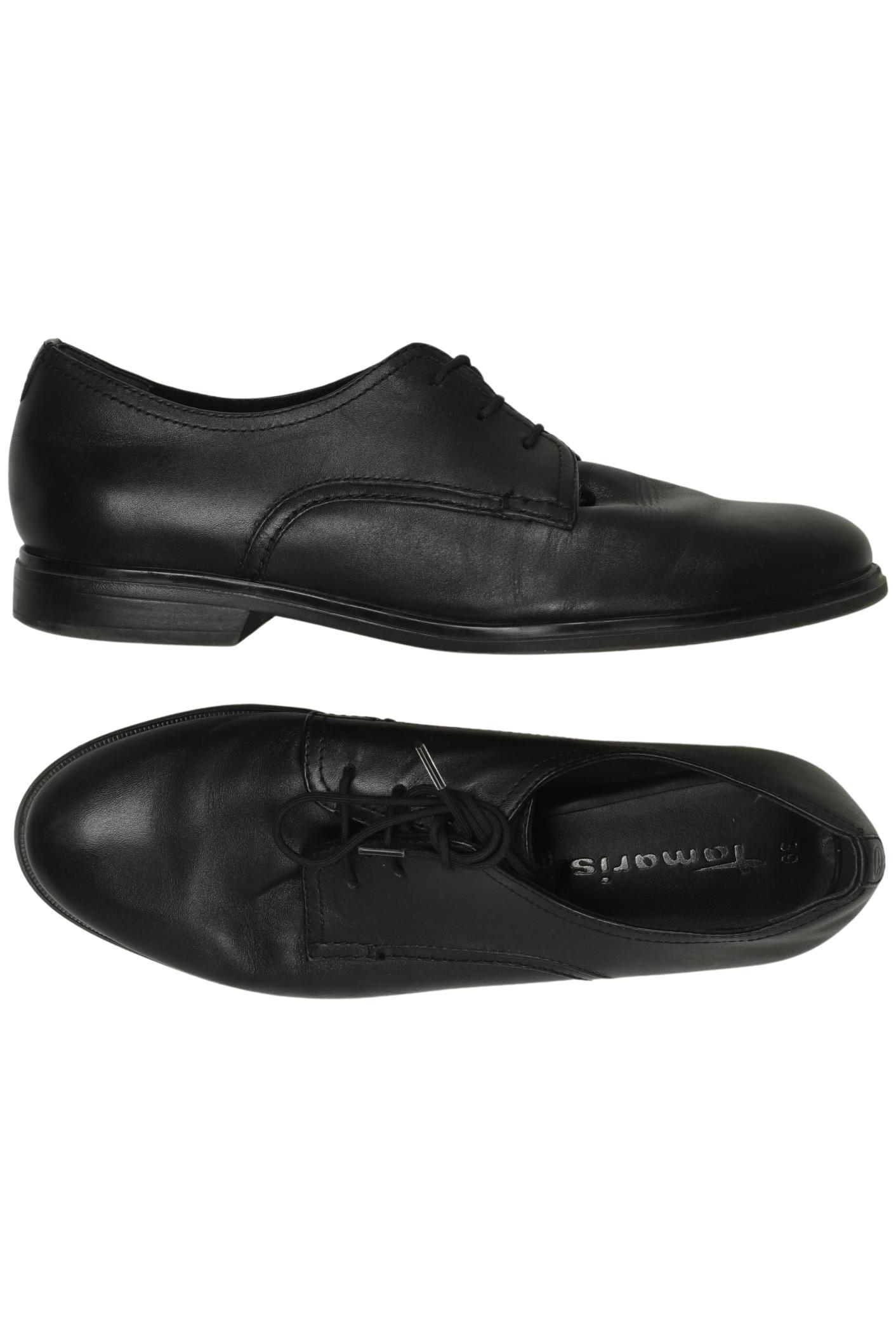 

Tamaris Damen Halbschuh, schwarz, Gr. 39