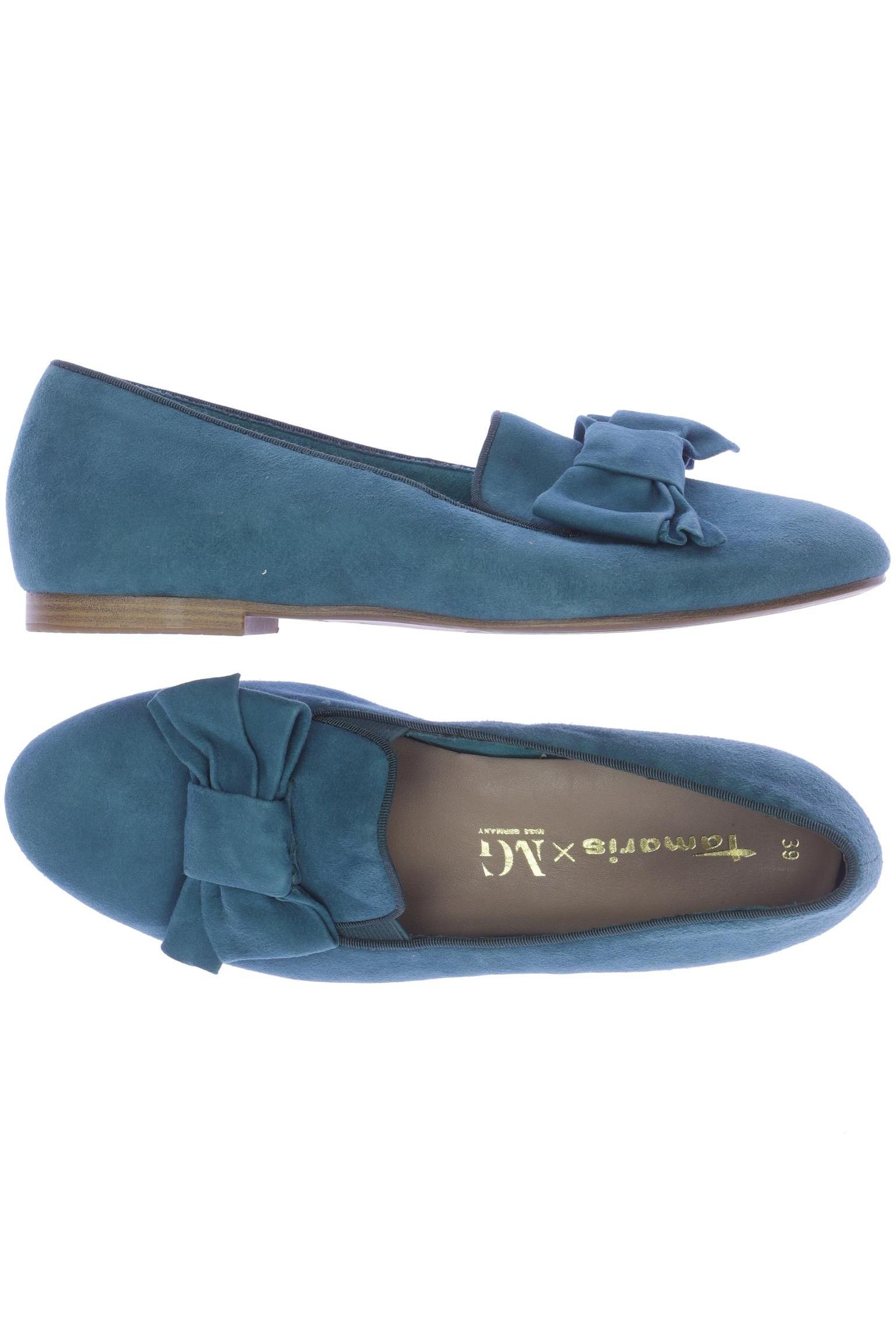 

Tamaris Damen Halbschuh, türkis, Gr. 39