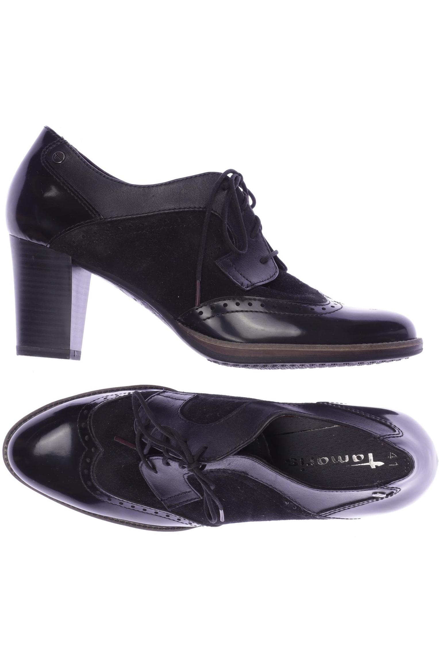 

Tamaris Damen Halbschuh, schwarz, Gr. 41