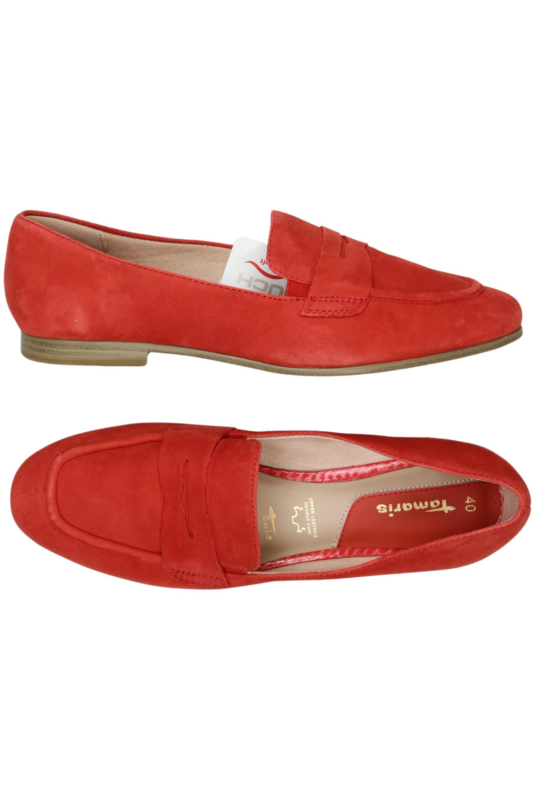 

Tamaris Damen Halbschuh, rot, Gr. 40
