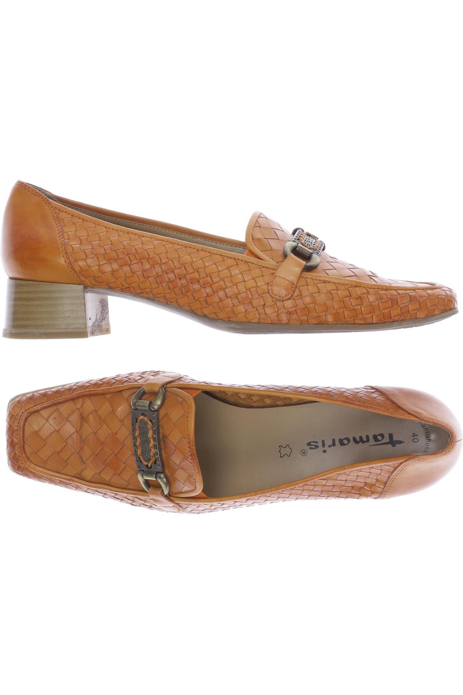 

Tamaris Damen Halbschuh, orange, Gr. 40