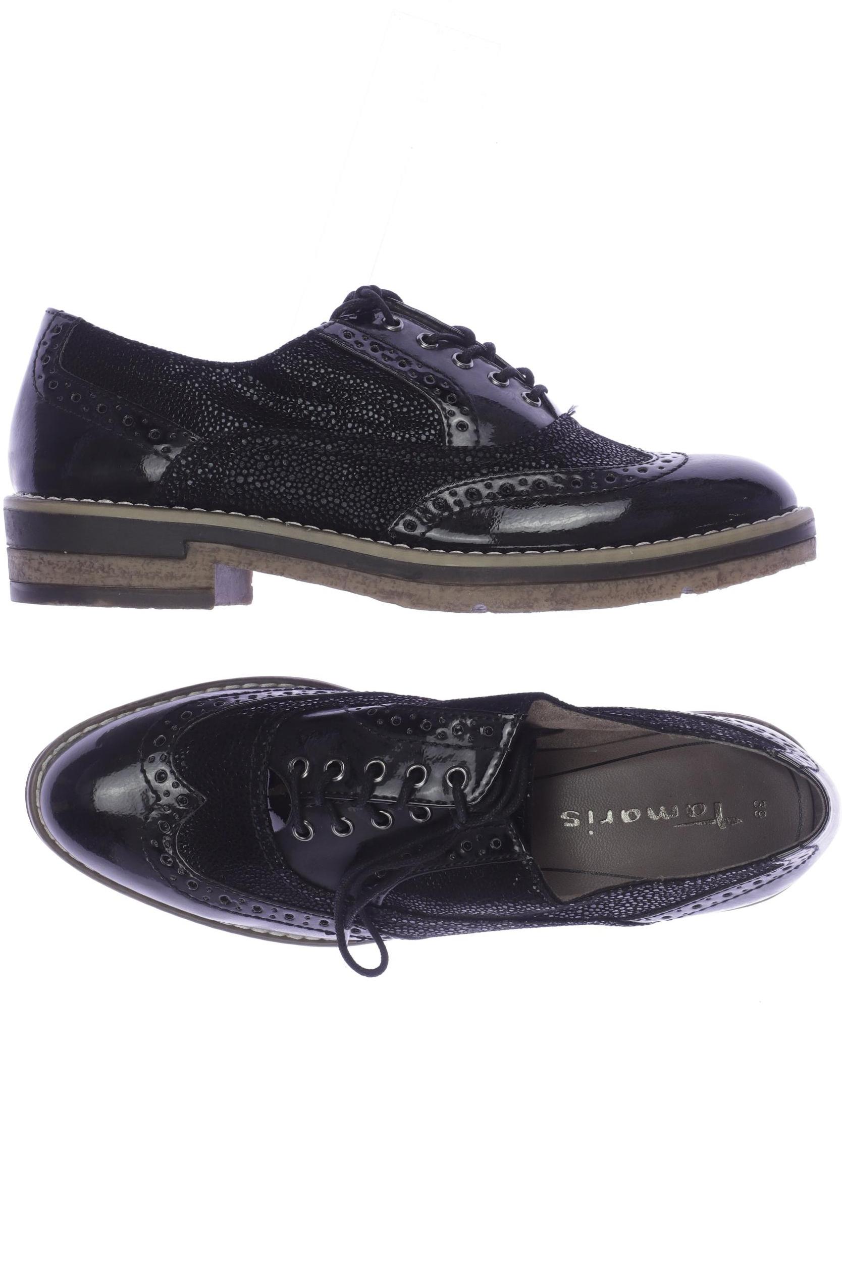 

Tamaris Damen Halbschuh, schwarz, Gr. 39