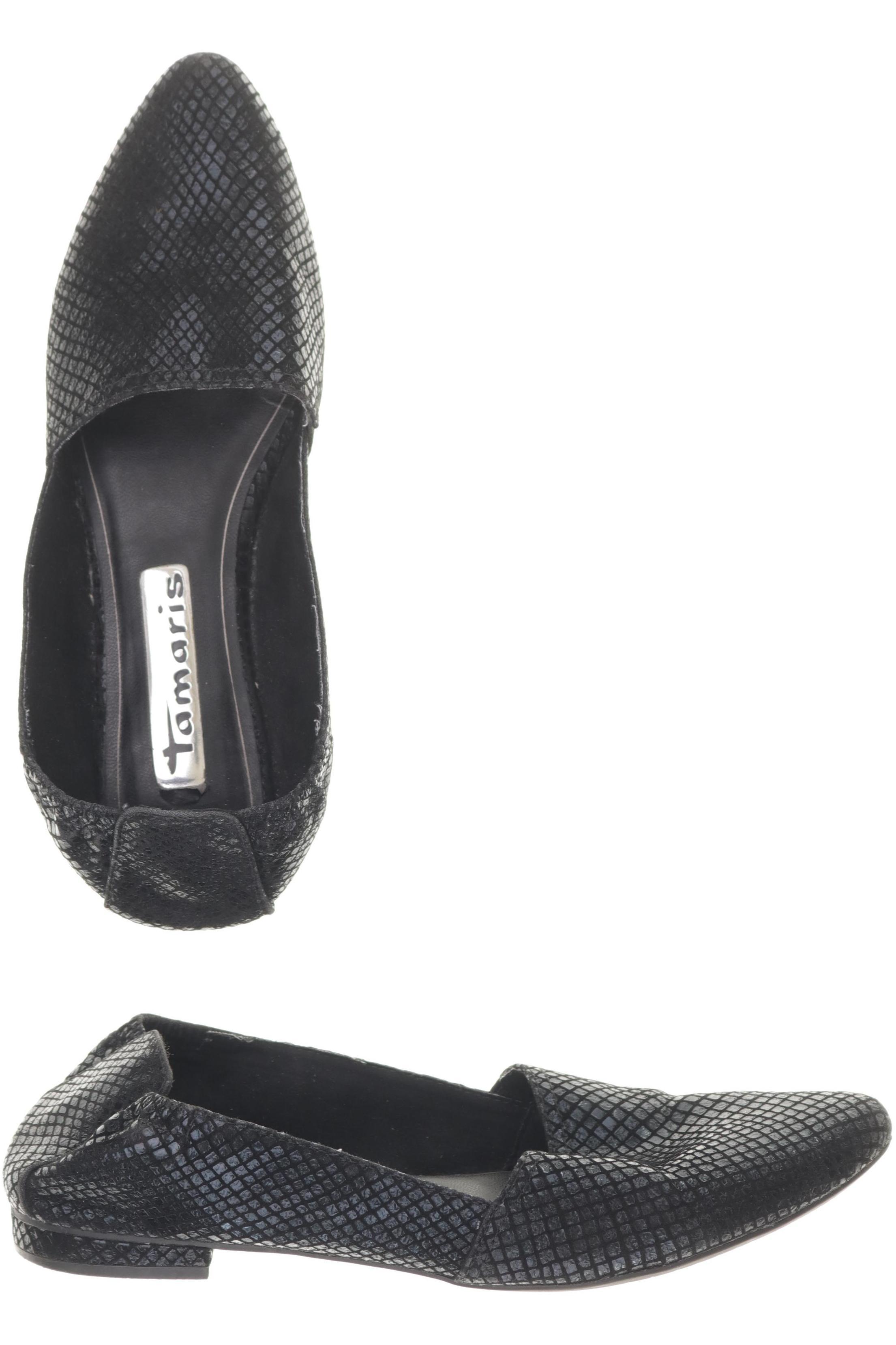 

Tamaris Damen Halbschuh, schwarz, Gr. 39