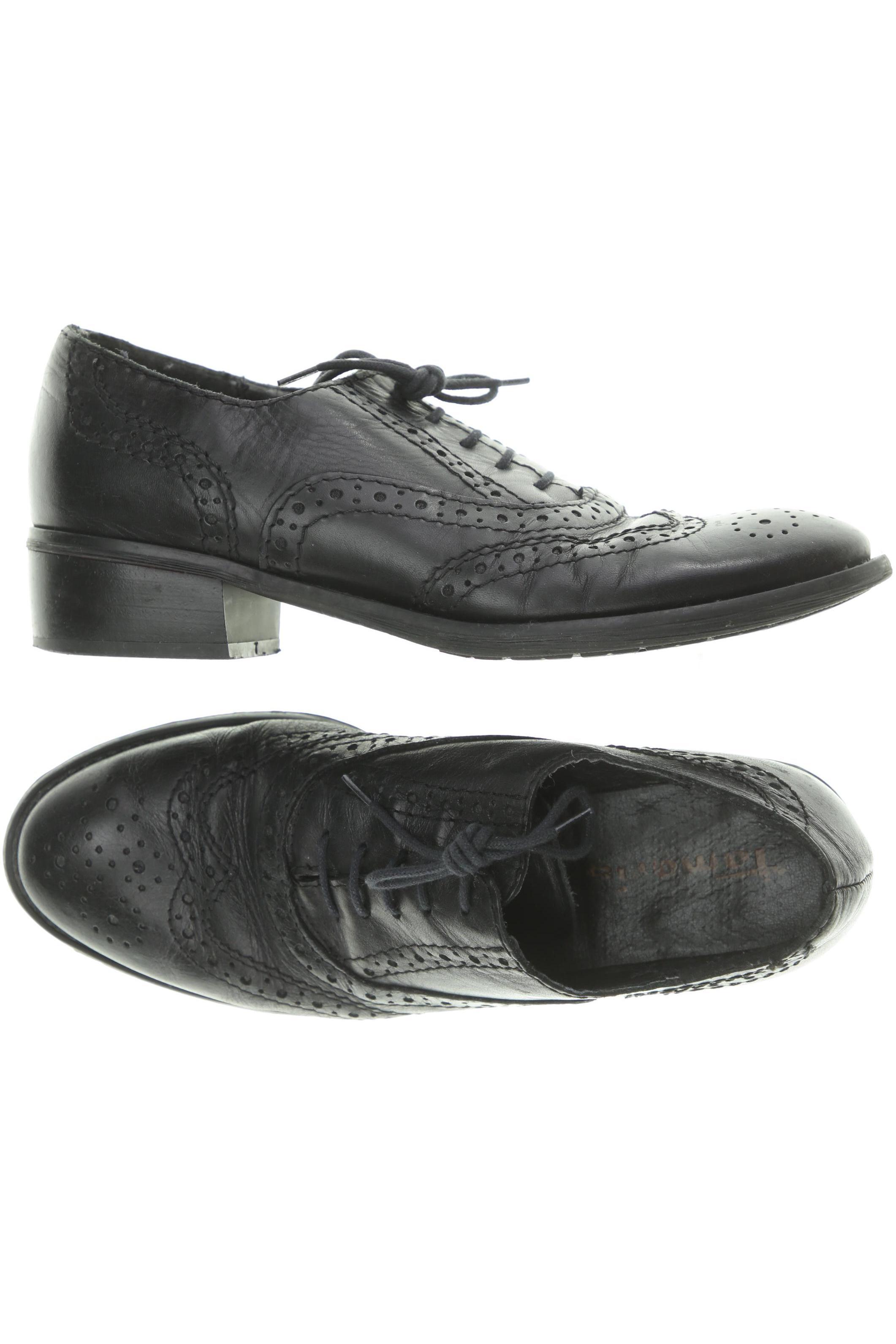 

Tamaris Damen Halbschuh, schwarz, Gr. 38