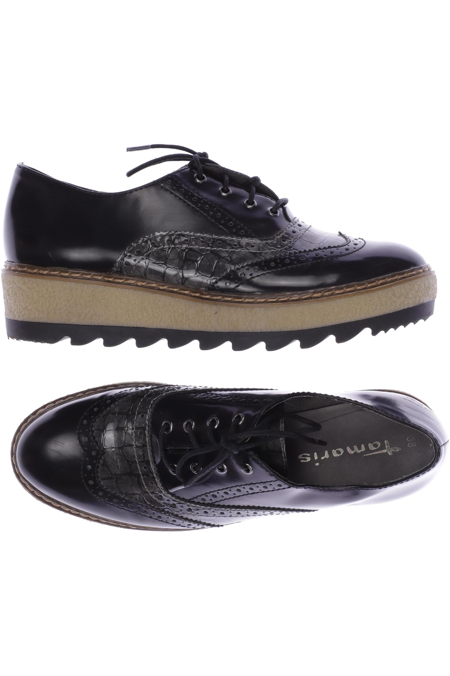 

Tamaris Damen Halbschuh, schwarz, Gr. 38