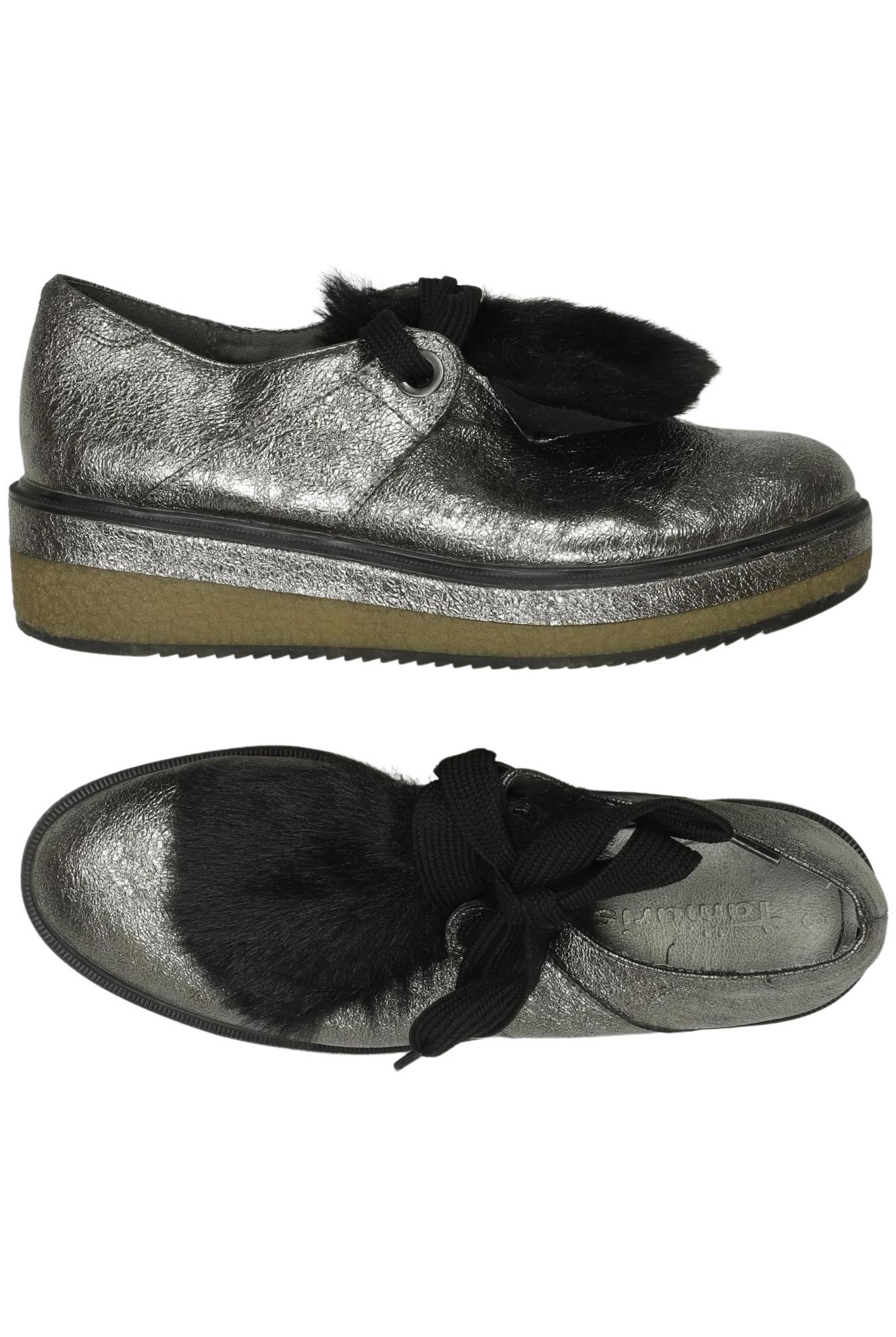 

Tamaris Damen Halbschuh, silber, Gr. 38