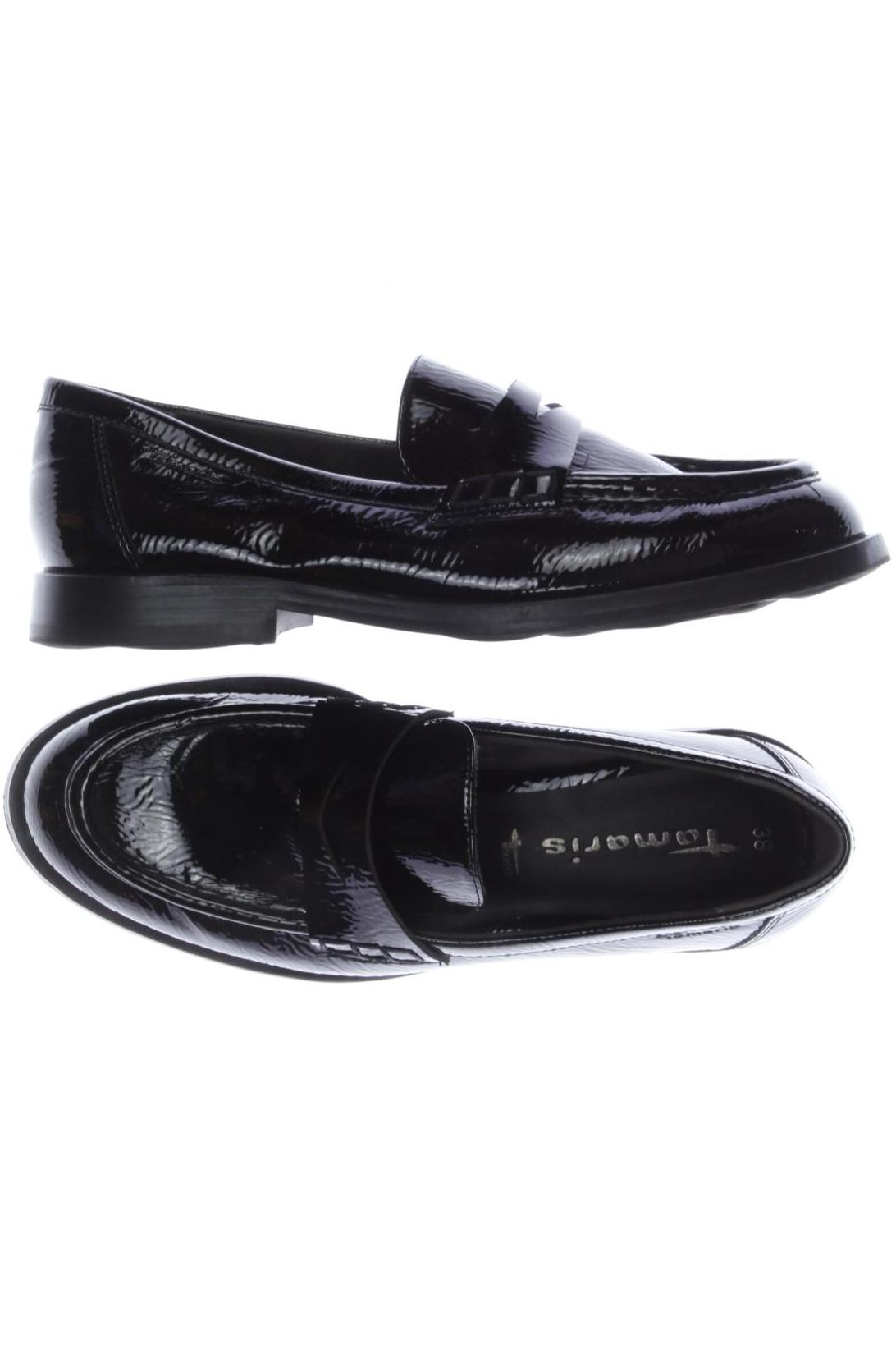 

Tamaris Damen Halbschuh, schwarz, Gr. 38