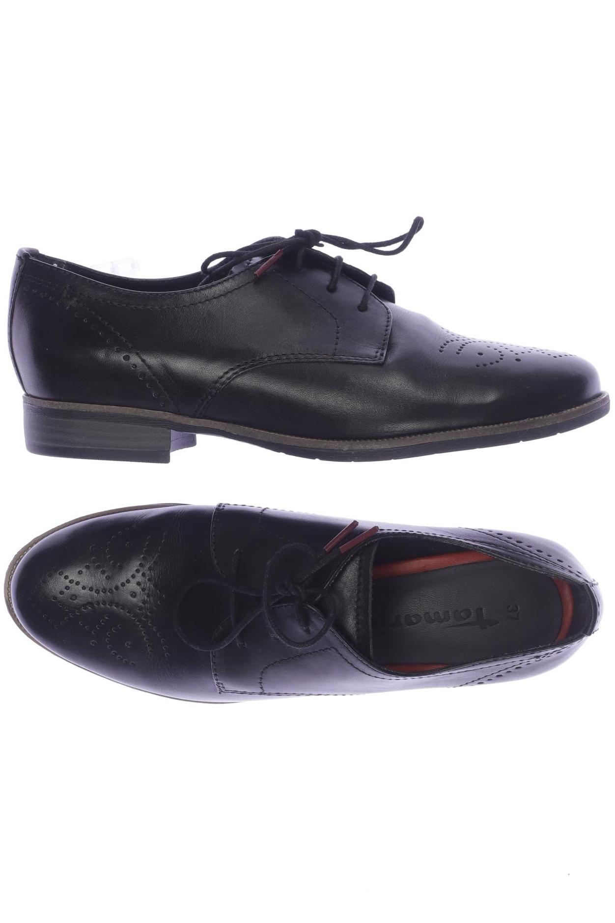 

Tamaris Damen Halbschuh, schwarz, Gr. 37