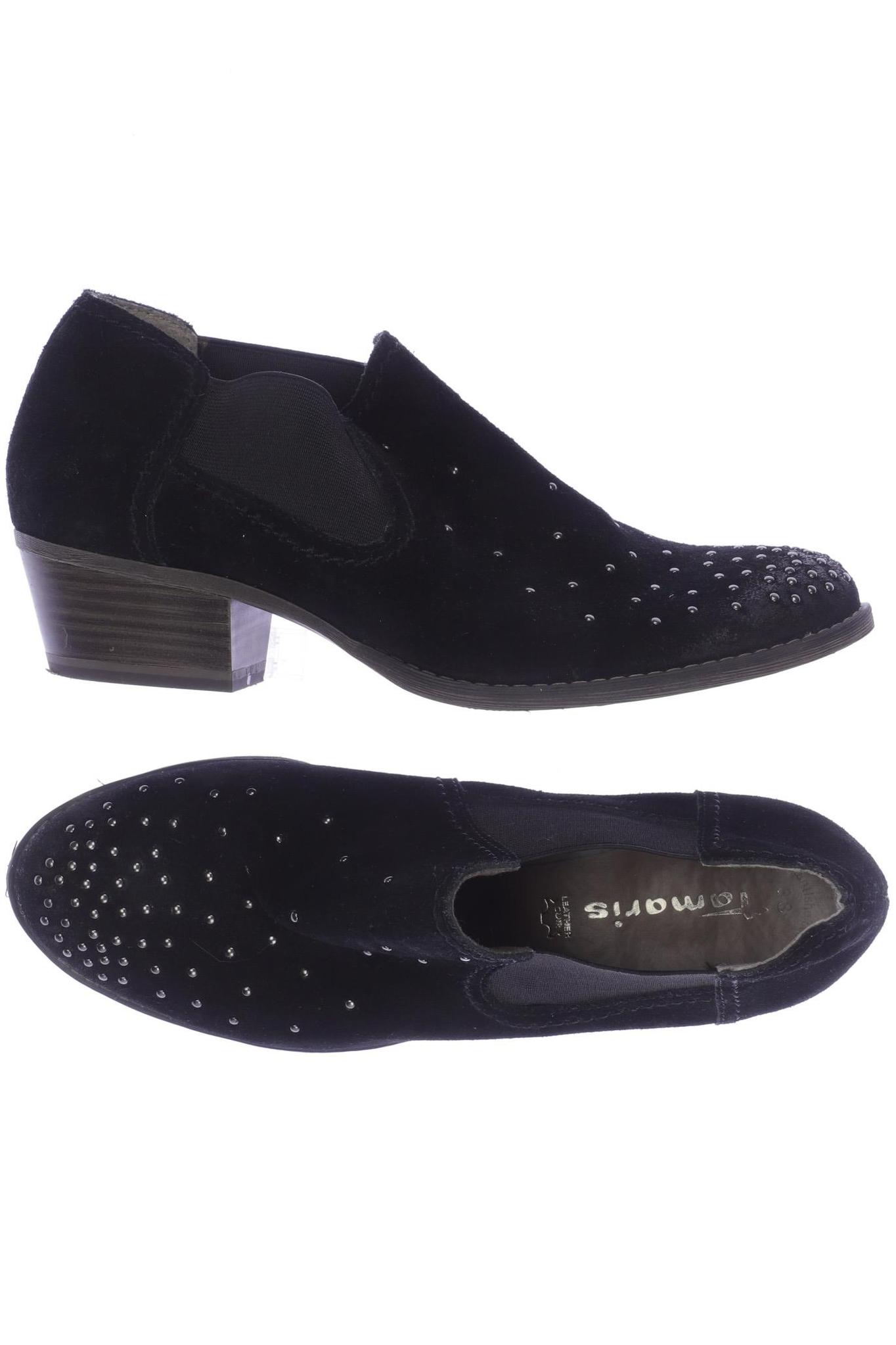 

Tamaris Damen Halbschuh, schwarz, Gr. 38