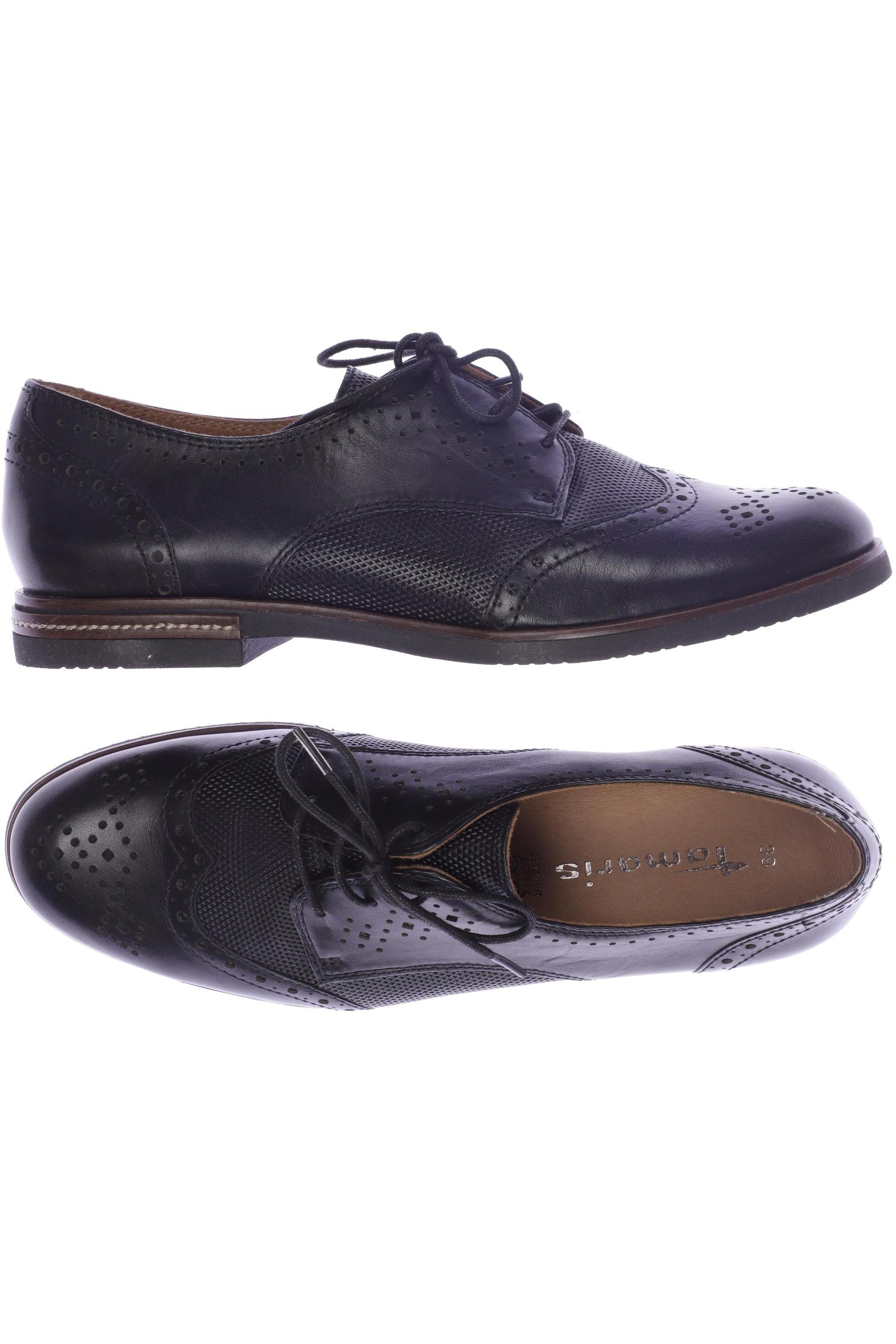 

Tamaris Damen Halbschuh, schwarz, Gr. 39