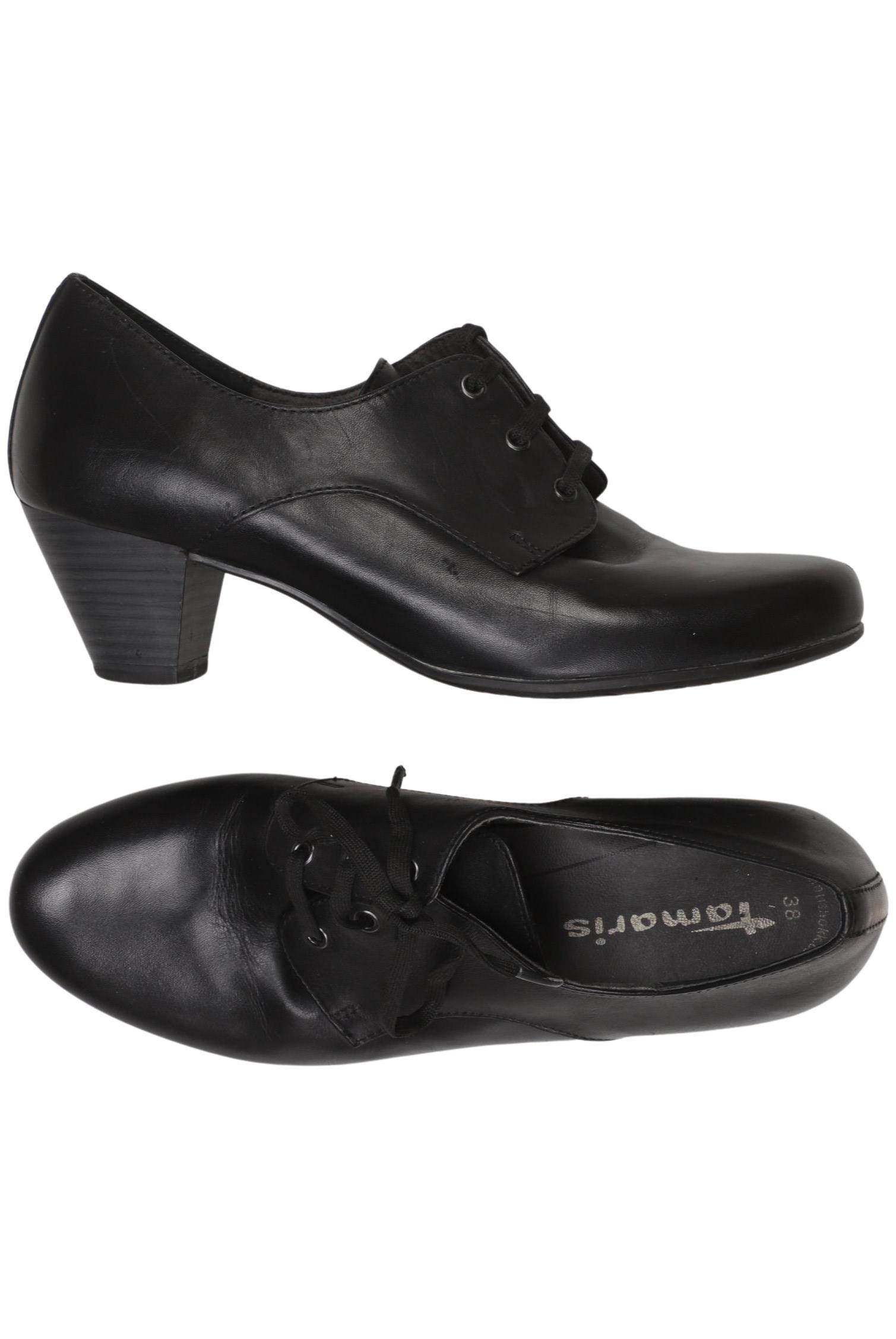 

Tamaris Damen Halbschuh, schwarz, Gr. 38