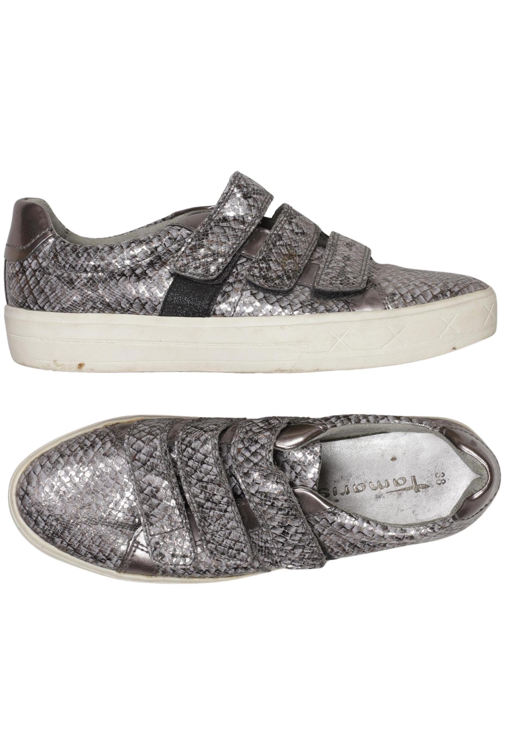 

Tamaris Damen Halbschuh, silber, Gr. 38