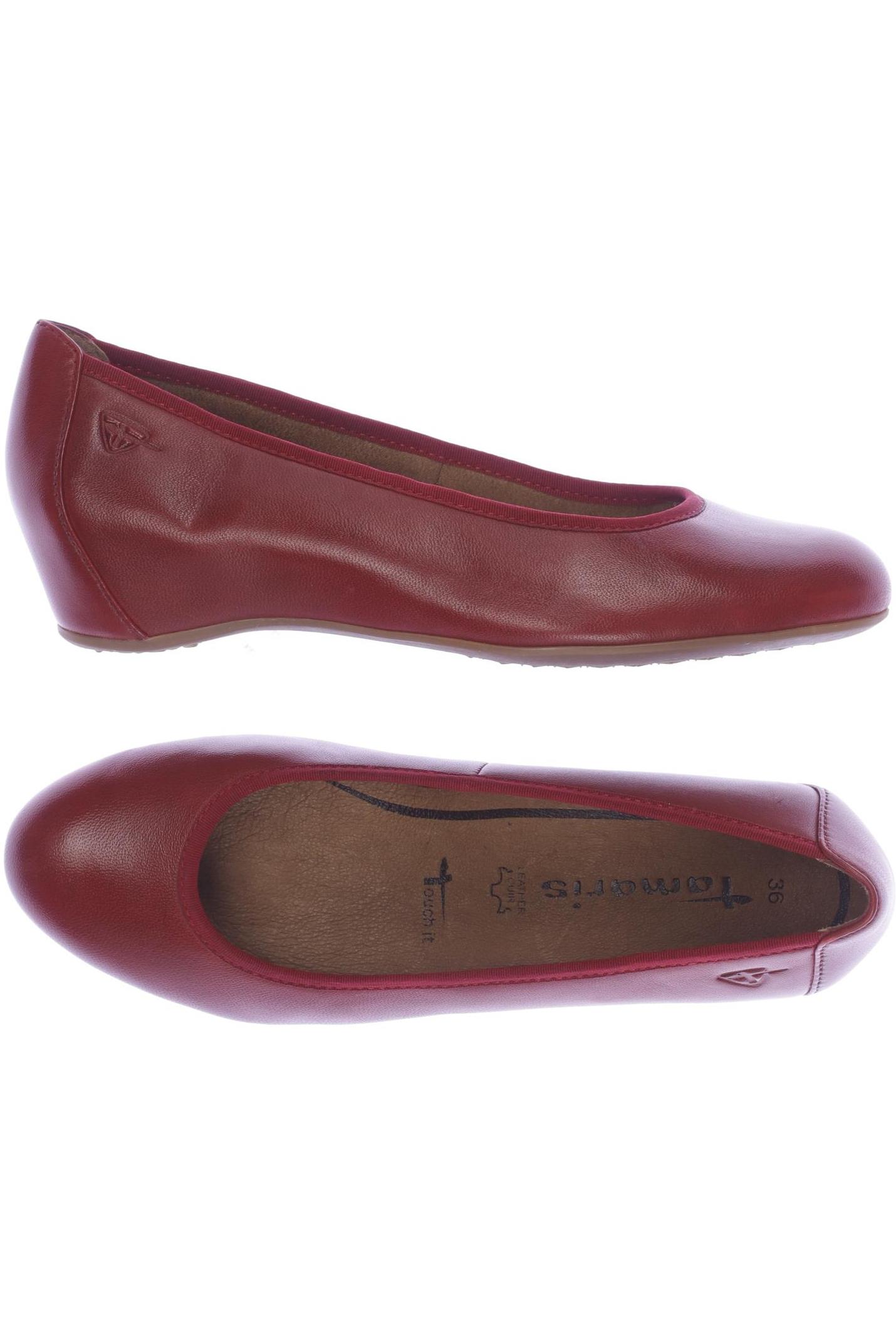 

Tamaris Damen Halbschuh, rot, Gr. 36